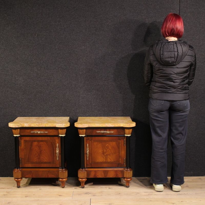 Pair Of 20th Century Italian Bedside Tables photo furniture