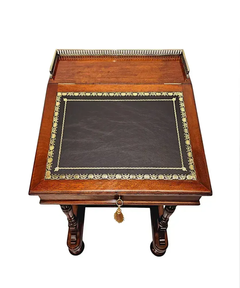 A Very Fine Fully Restored 19th Century Davenport Stamped 'Gillows Of Lancaster' photo 3441.8526