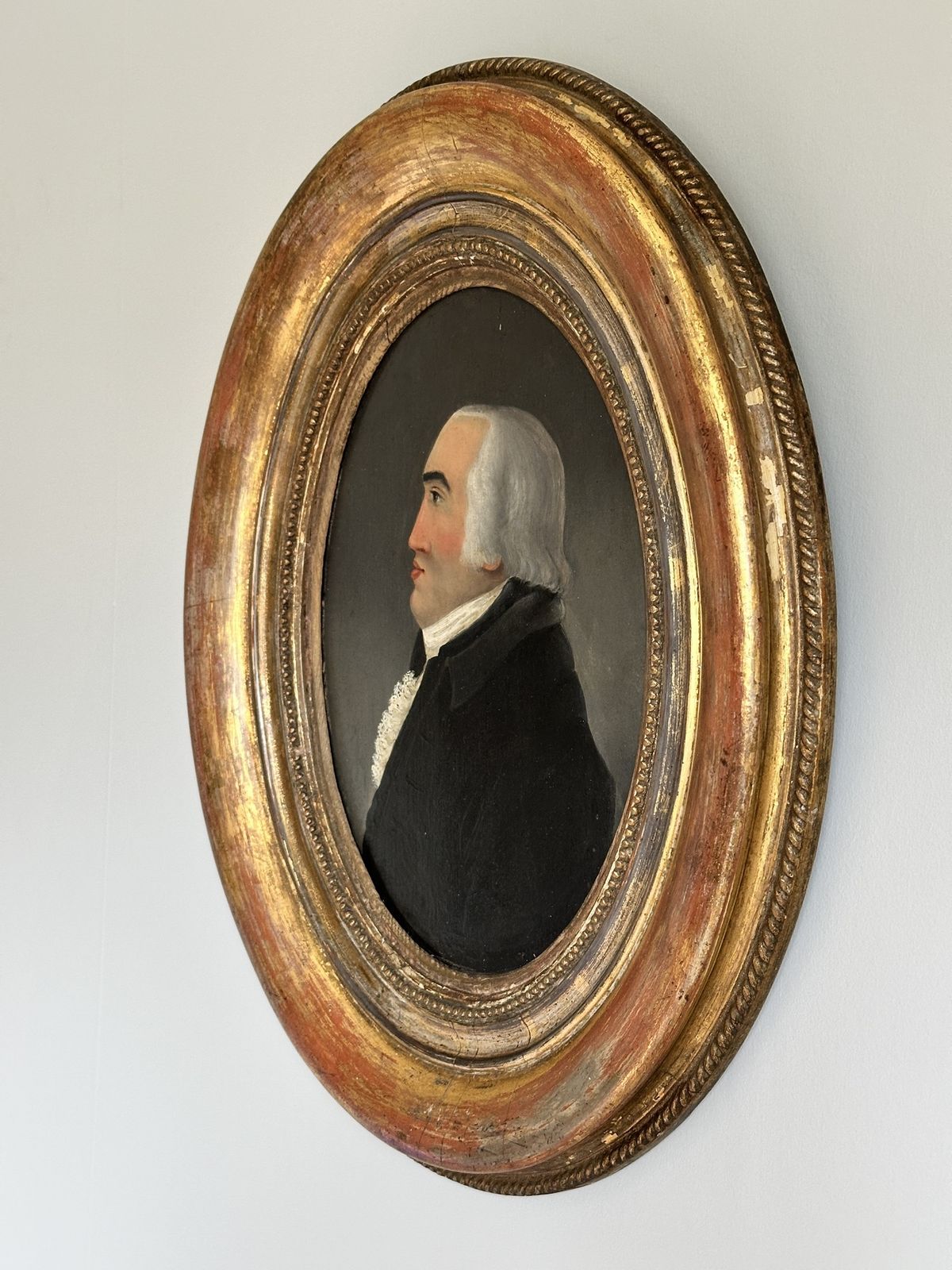 Naive Portrait Of A Gentleman  Oil On Panel, Circa 1780 photo furniture