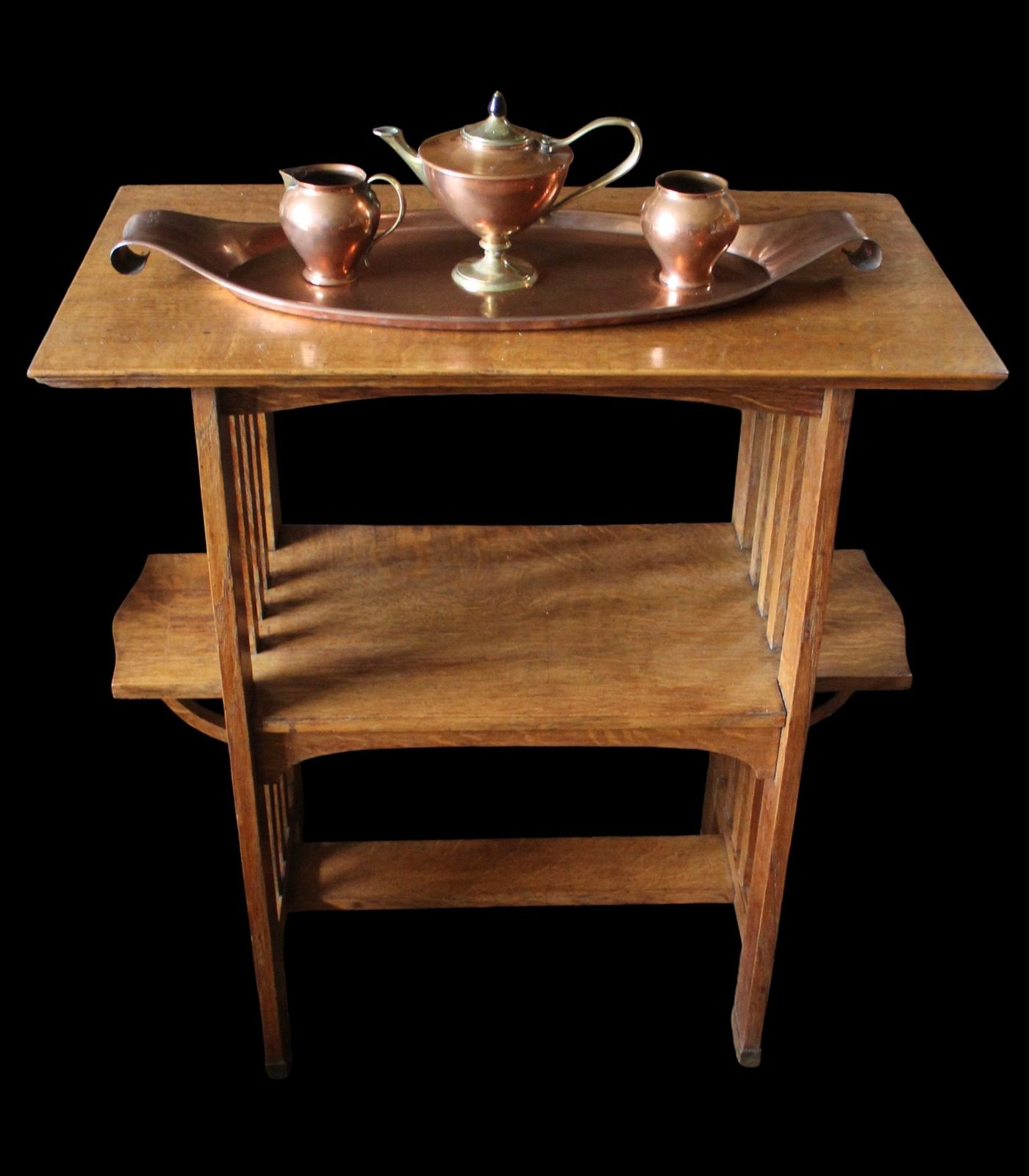 W.A.S Benson , Arts And Crafts, Copper Tea Set