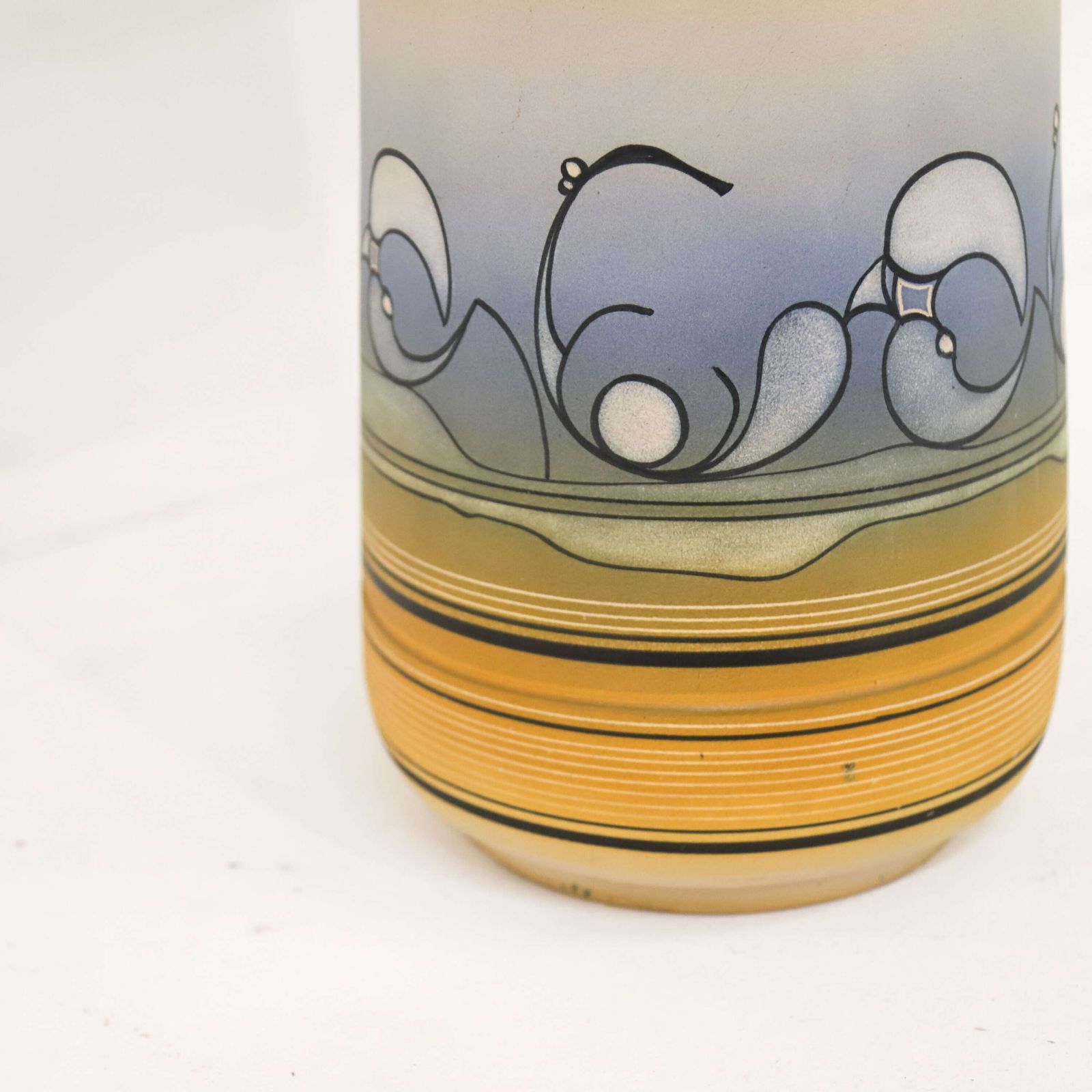 Mid‑Century Sicilian Floor Standing Studio Pottery Vase, Signed Robert Gagliani photo 185.0