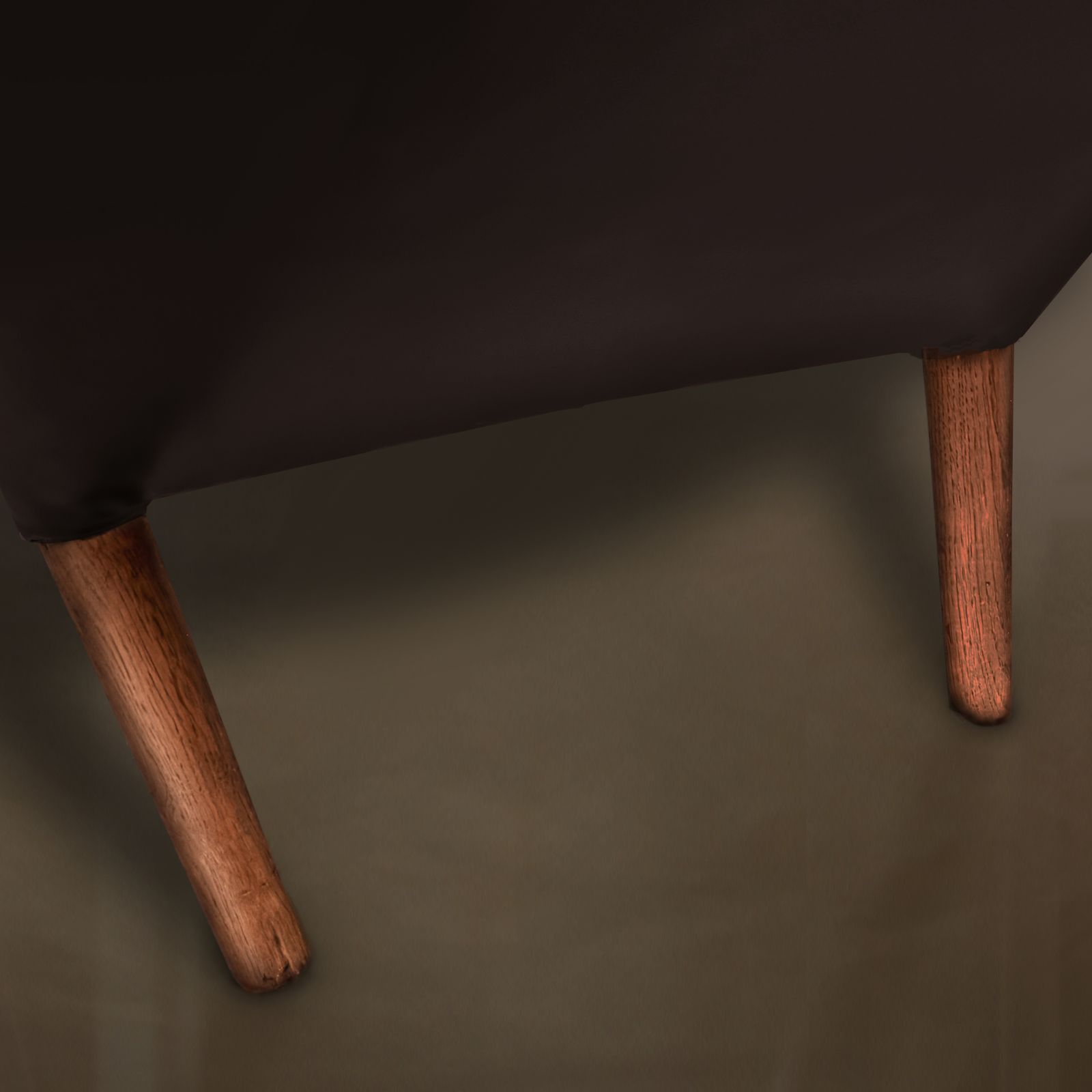 photo for sale 1960s Vintage Danish Hans Wegner Papa Bear Chair And Matching Ottoman For Ap Stolen