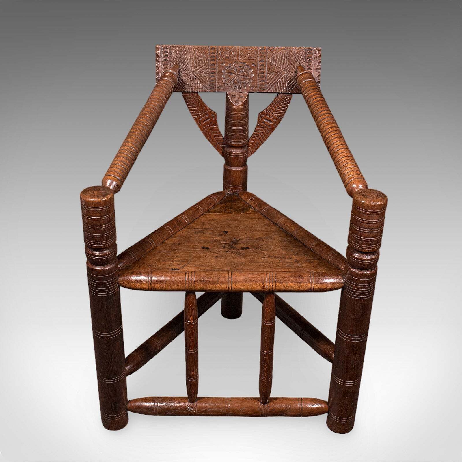Antique Turner's Armchair, English, Old Saxon Chair, Oak, Elbow Seat, Victorian photo furniture