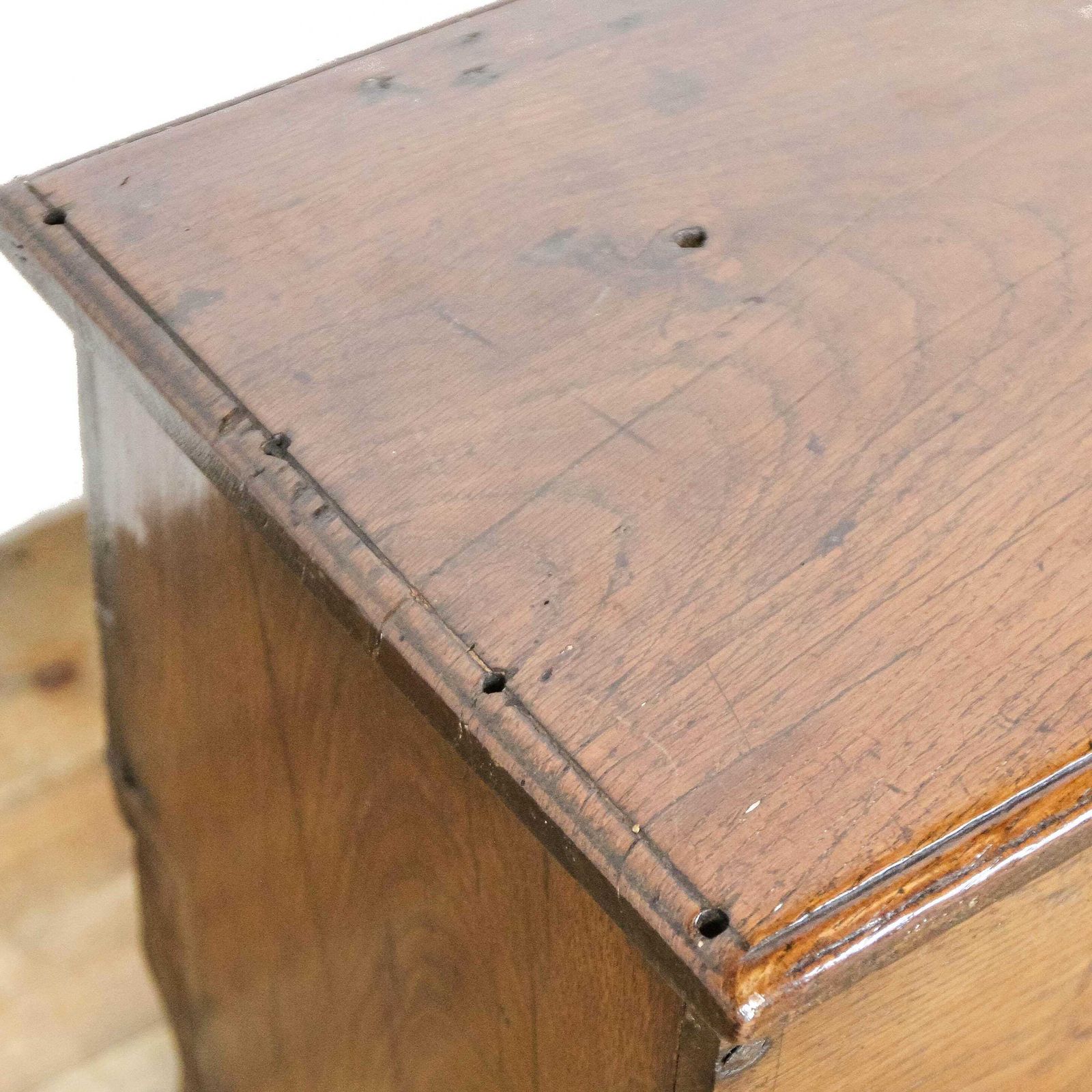 photo for sale Antique Oak Sword Chest | Antique Furniture | Antique Trunk | Antique Storage | Antique Blanket Box | Welsh Antique