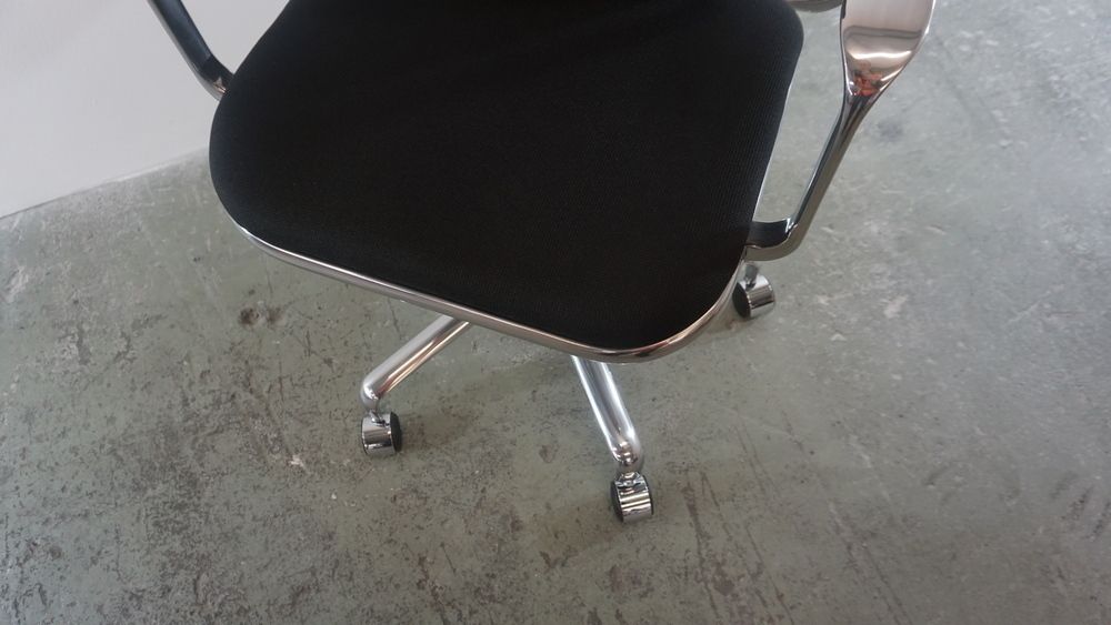 Fred Scott Hille Supporto Chair Black Fabric (9 Available) photo for sale