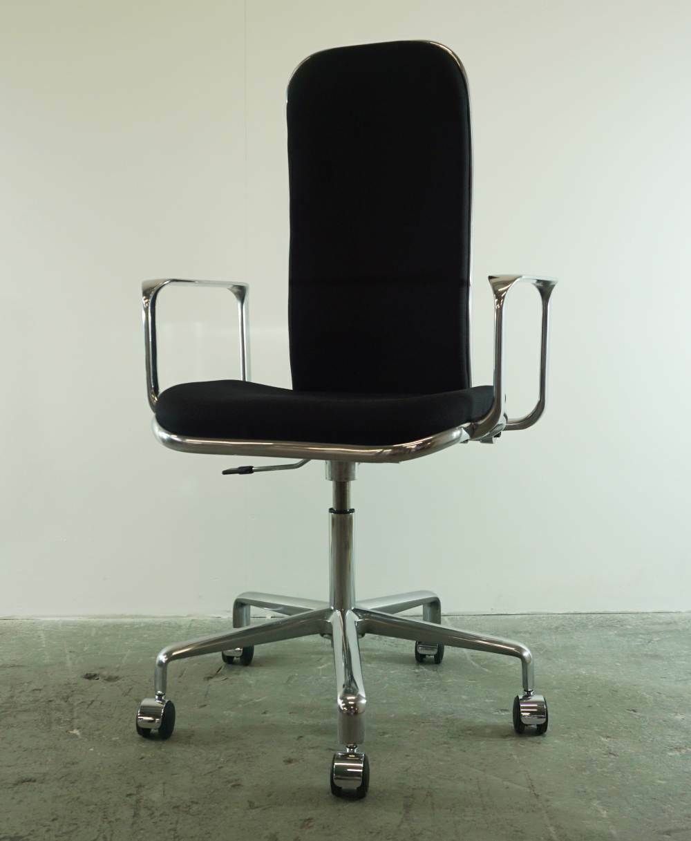 Fred Scott Hille Supporto Chair Black Fabric (9 Available) photo buy