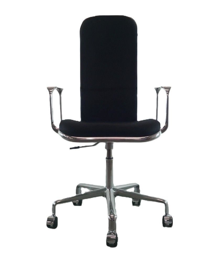 Fred Scott Hille Supporto Chair Black Fabric (9 Available)