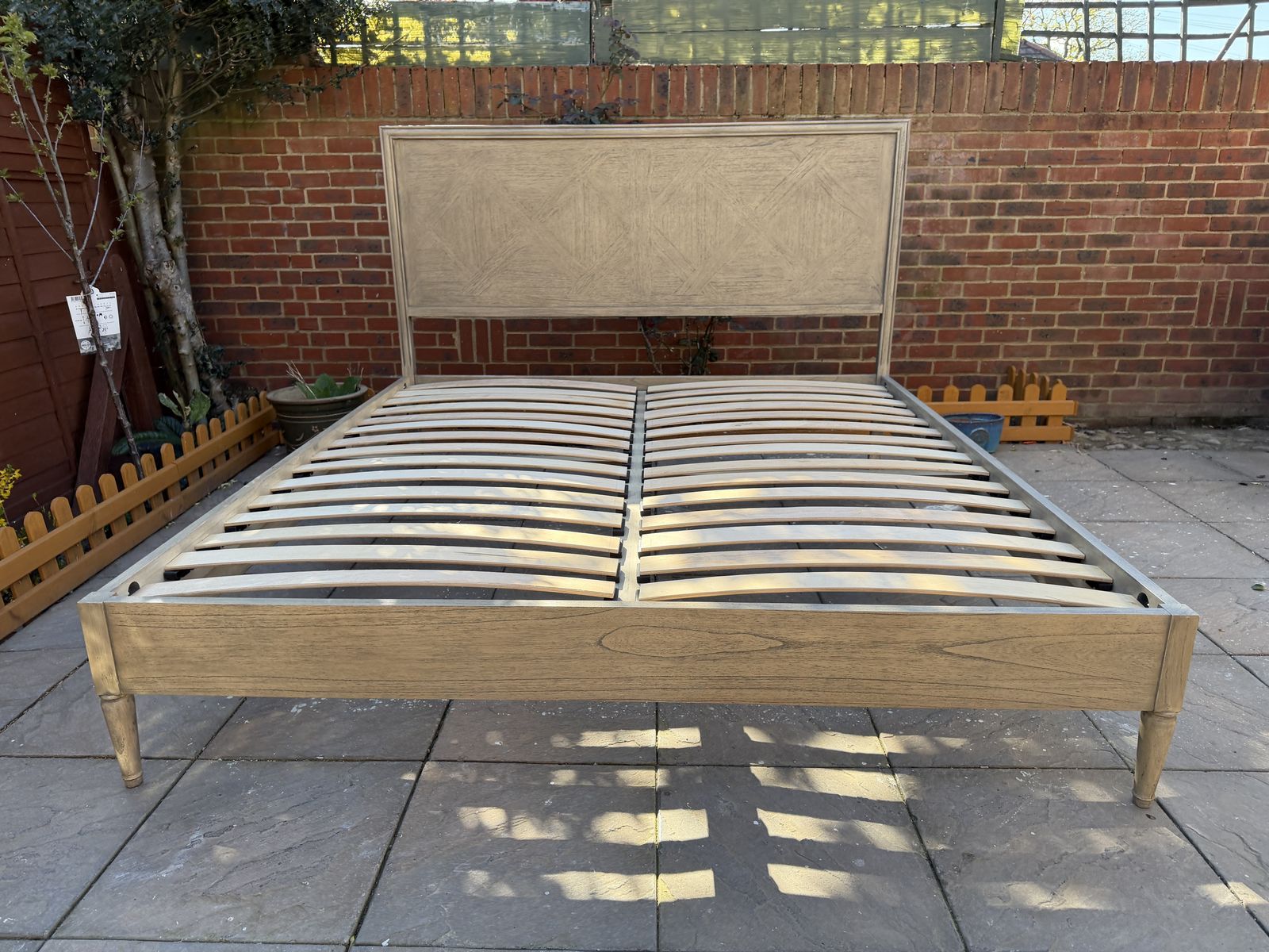 photo for sale Stunning French Colonial Style Super King Size Bed Frame – Superb Condition – Rrp £1,440