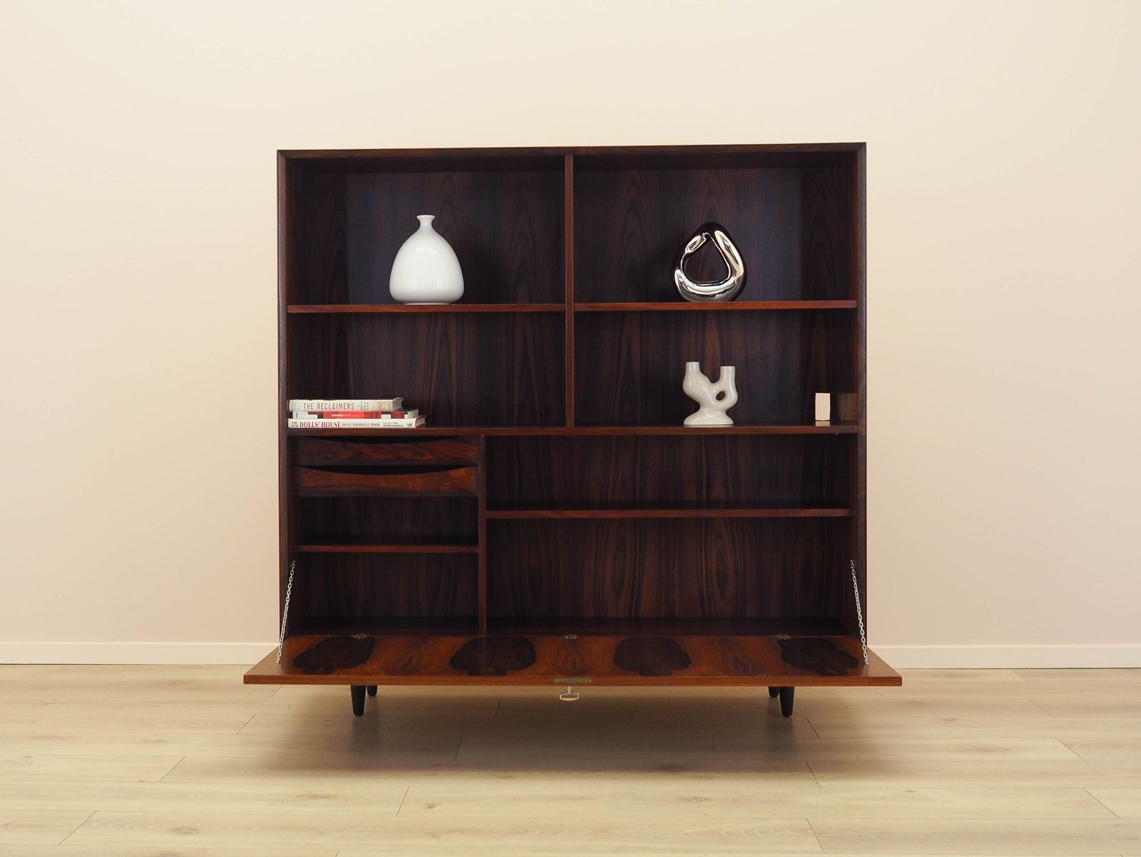 Vintage Bookcase, Danish Design, 1970s, Manufactured By Hundevad photo for sale