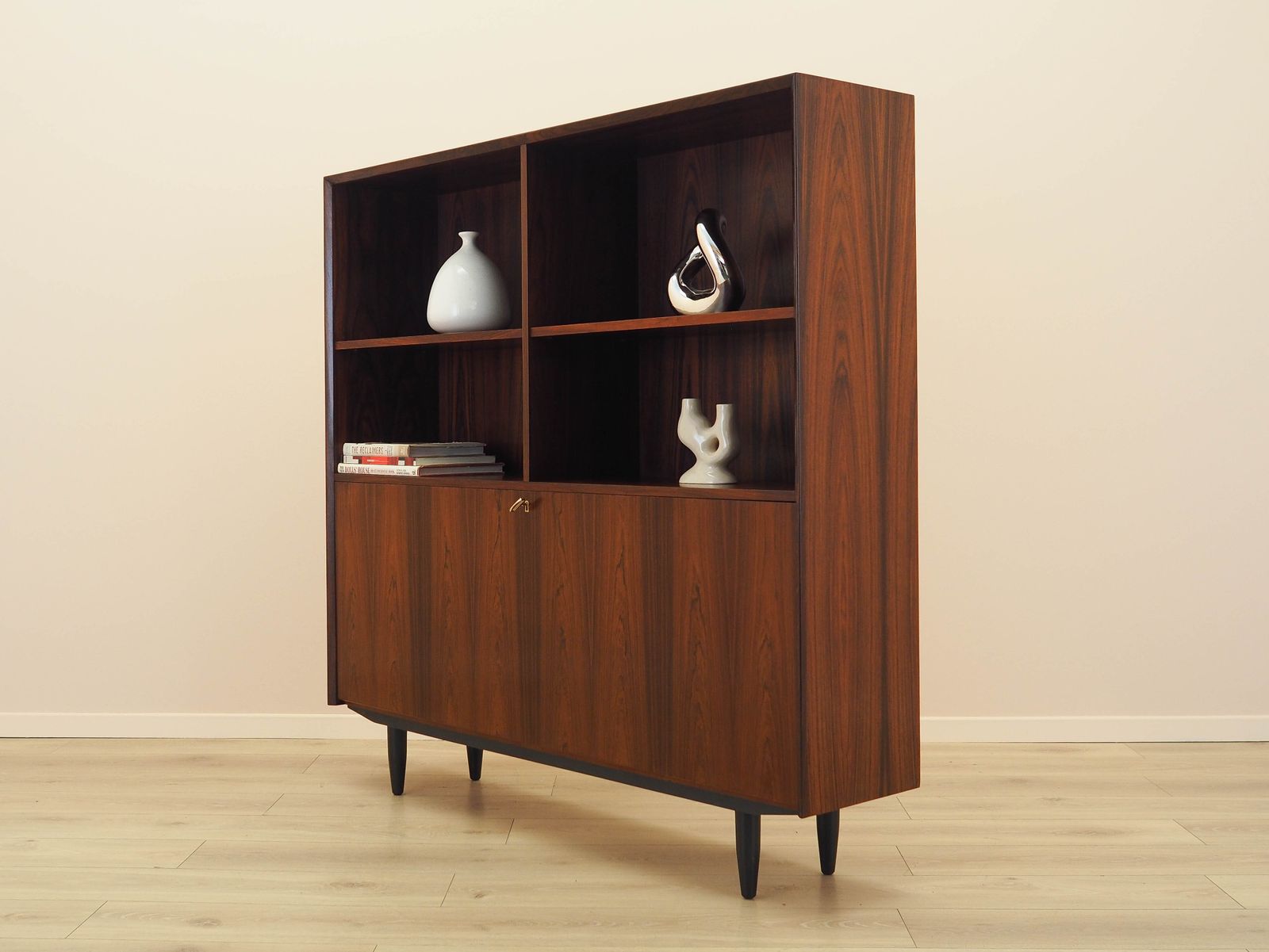 Vintage Bookcase, Danish Design, 1970s, Manufactured By Hundevad photo Furniture