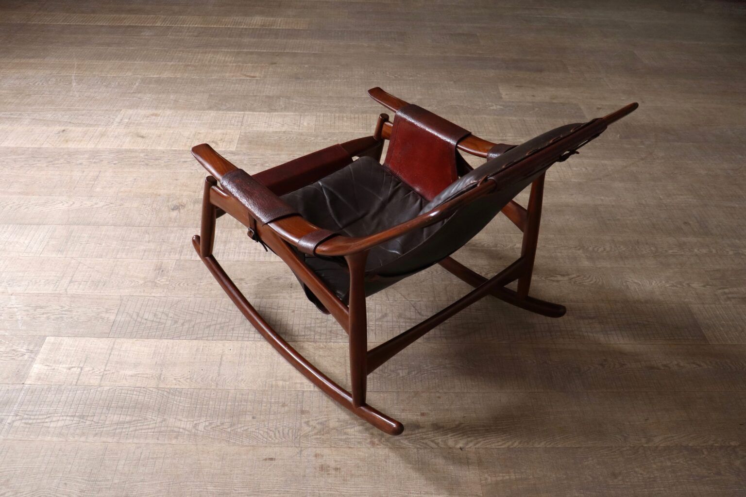 photo buy Liceu De Artes E Oficios Rocking Chair With Ottoman Brazil 1960s