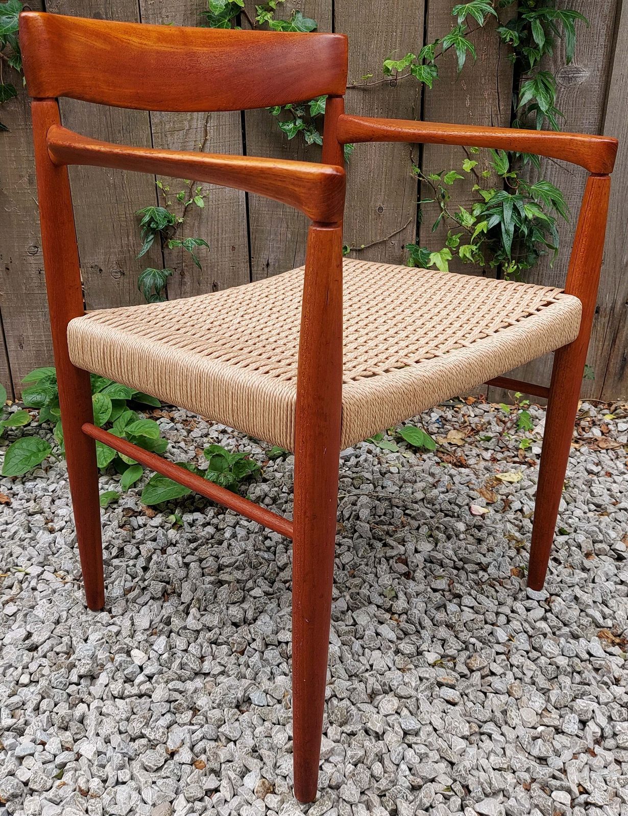Mcm One Only Recorded Bramin Carver Chair Danish