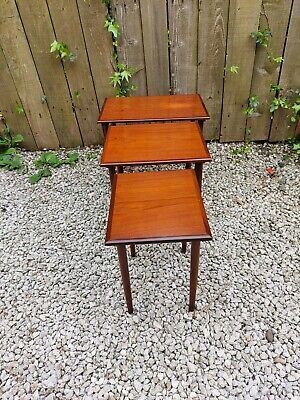 Mcm Nest Of Tables Curved Edge Rosewood Danish photo vinterior