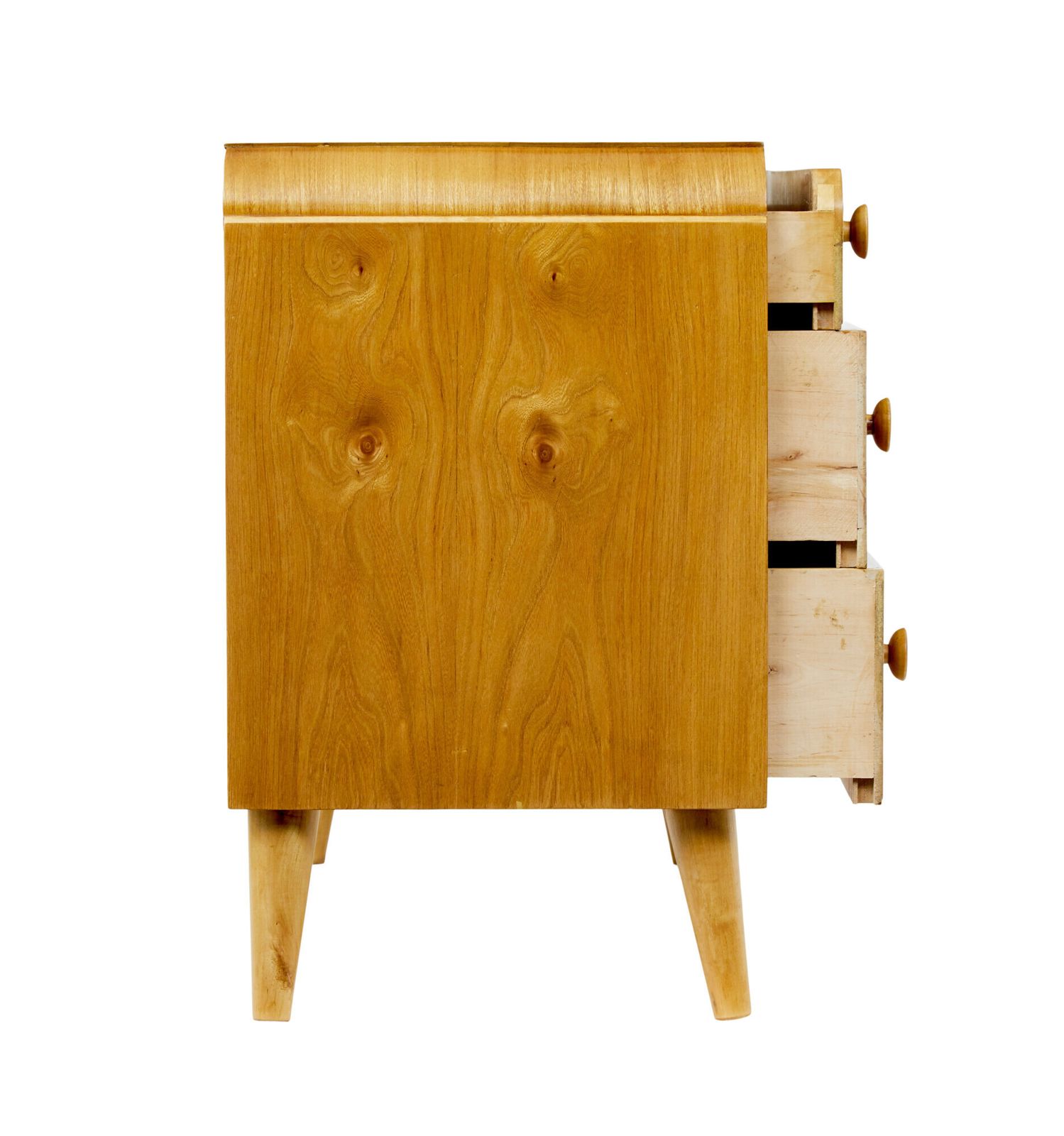 Mid Century Swedish Elm Chest Of Drawers photo 1705.0
