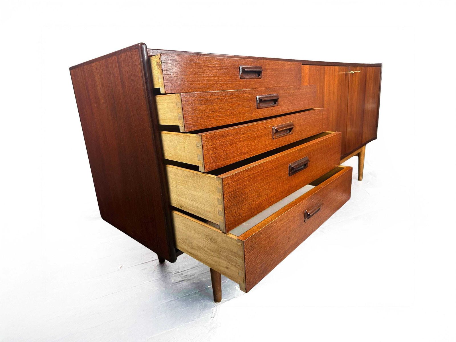 Vintage Scandinavian Teak Ulferts Tibro Sideboard By Tage Olofsson For Heals photo vinterior