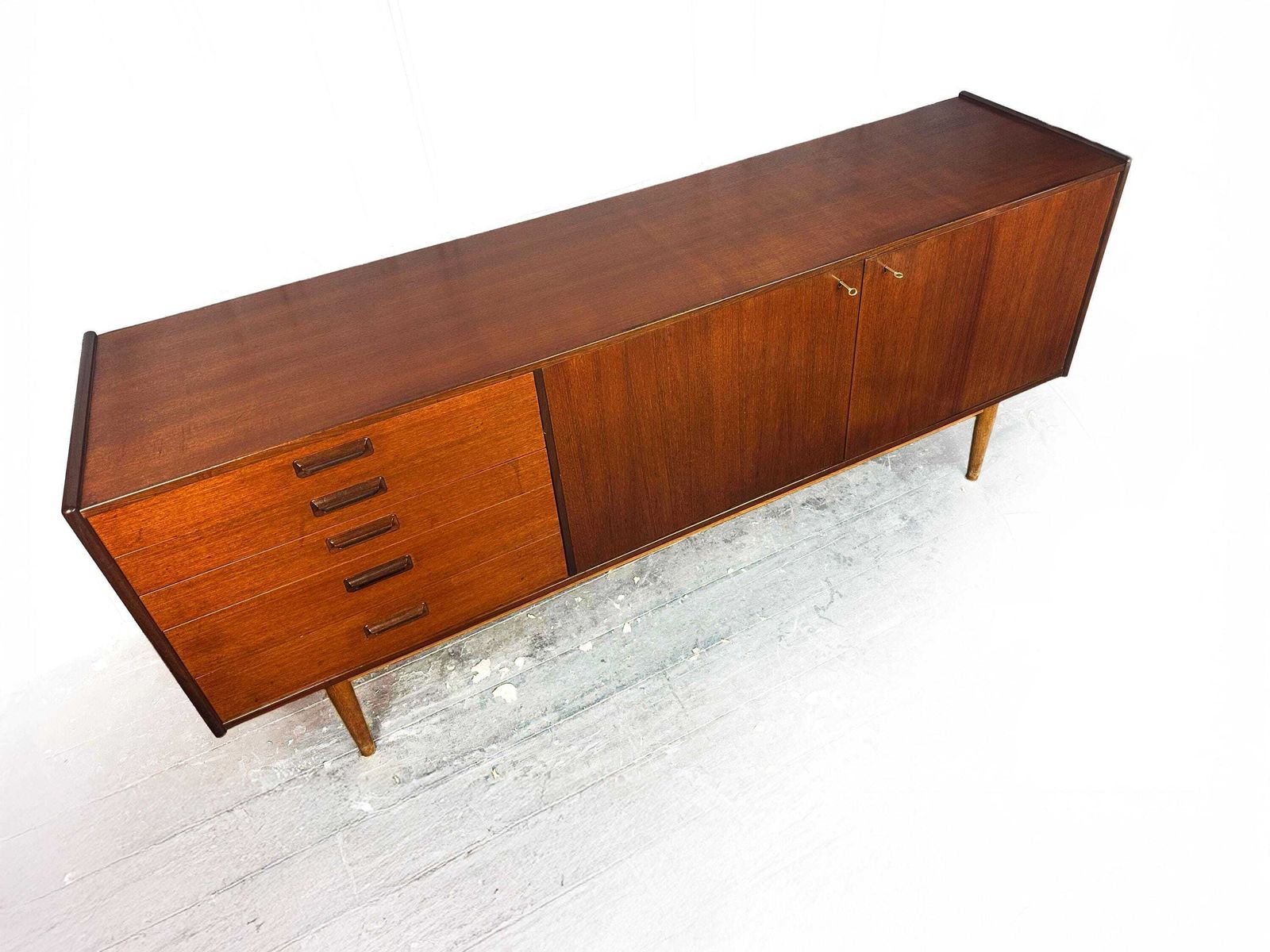 Vintage Scandinavian Teak Ulferts Tibro Sideboard By Tage Olofsson For Heals photo vintage