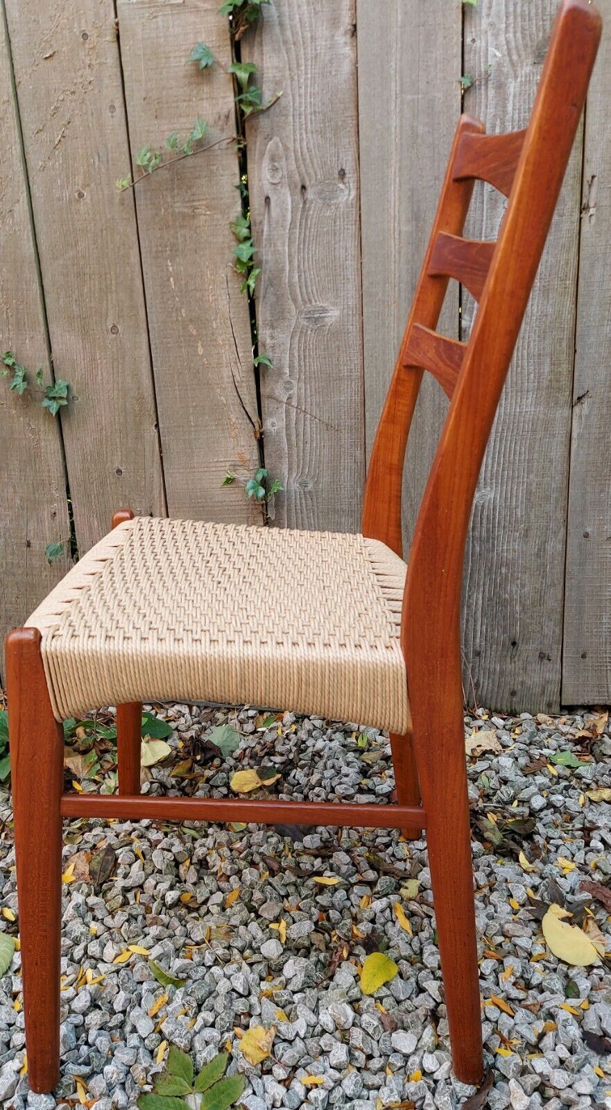 Mcm 2 Danish Chord Dining Chairs By Arne Wahl Iversen For Glyngøre Stolefabrik photo Furniture