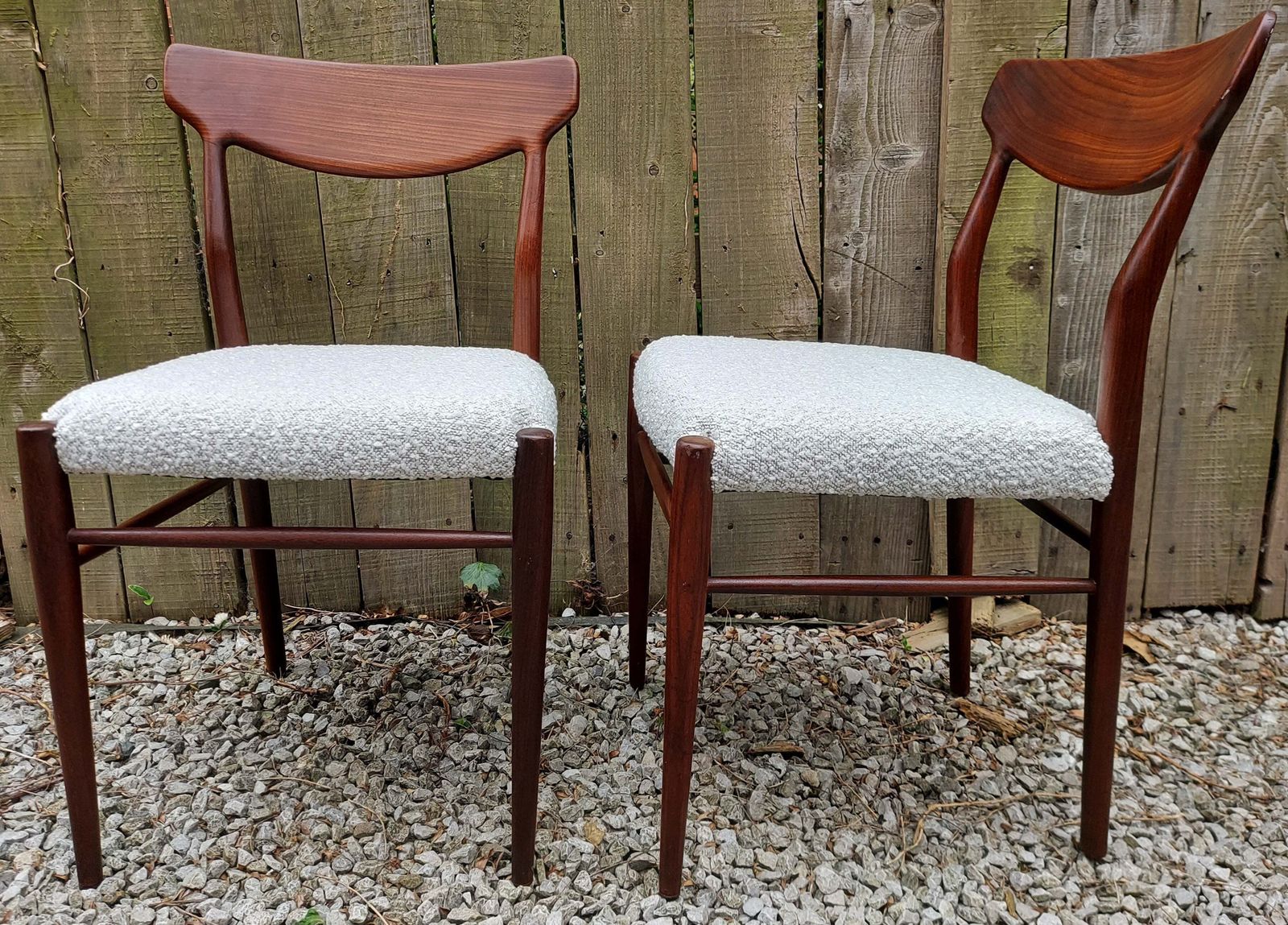Mcm 2 Dining Chairs By Gustav Herkströter For Lübke In The 1960s photo furniture
