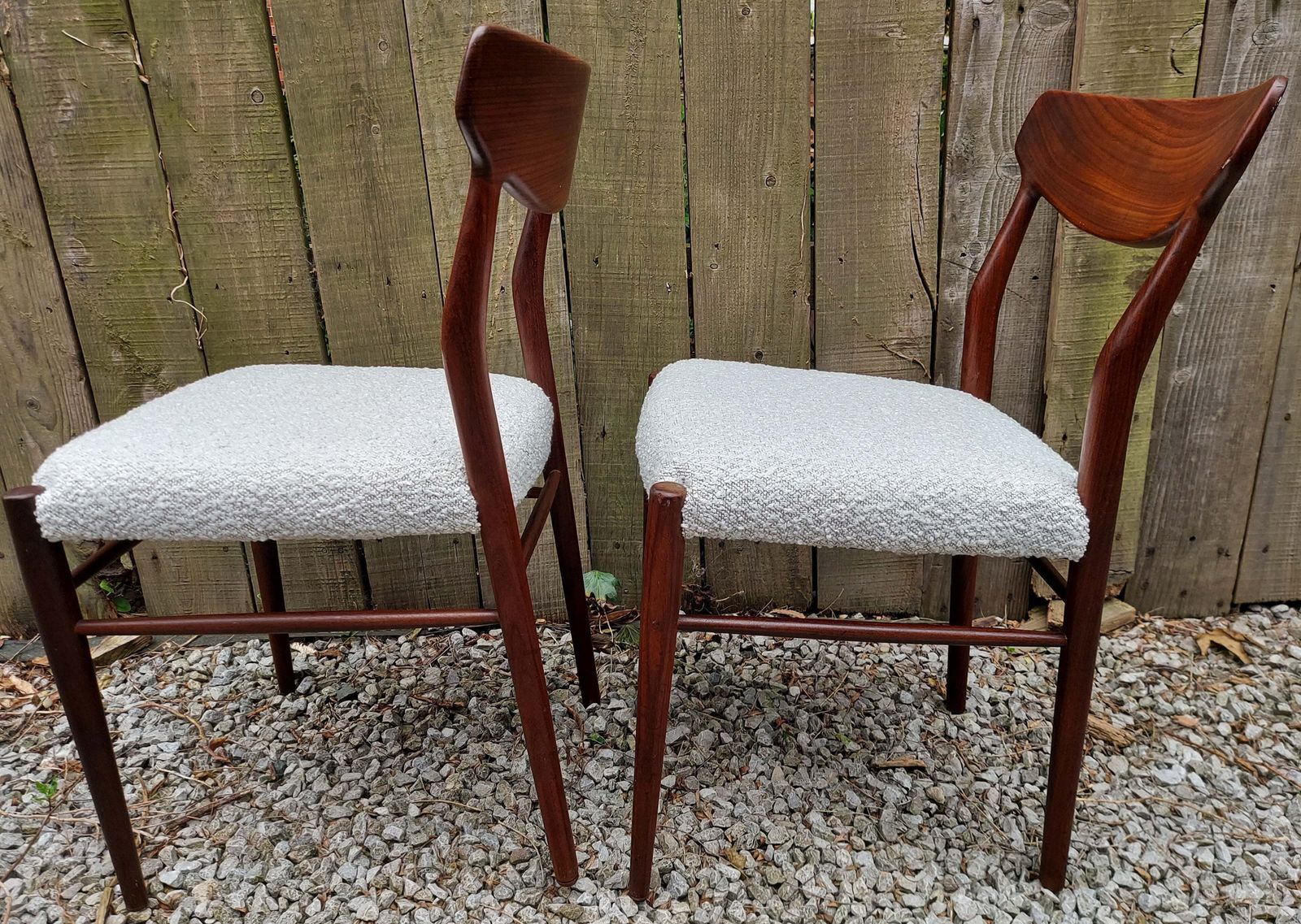 Mcm 2 Dining Chairs By Gustav Herkströter For Lübke In The 1960s photo vinterior