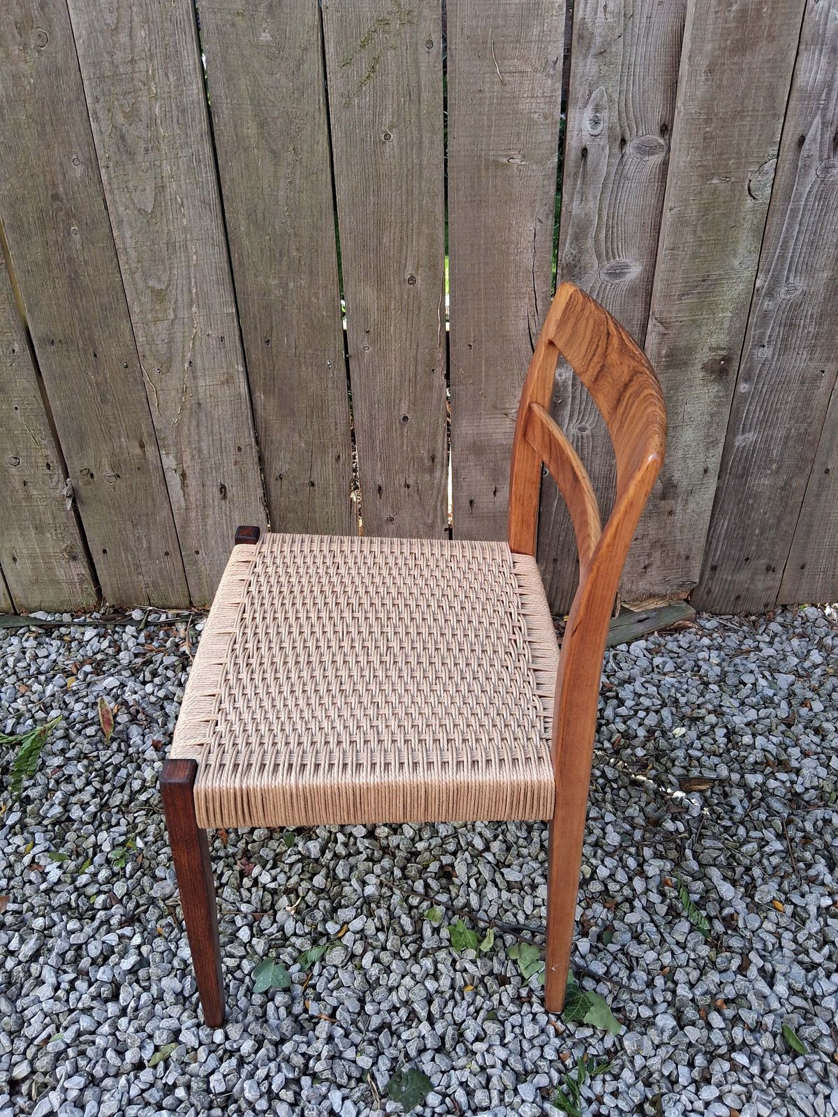 Mcm 2 Rosewood Dining Chairs Nils Jonsson Troeds Garmi Danish Papercord photo buy