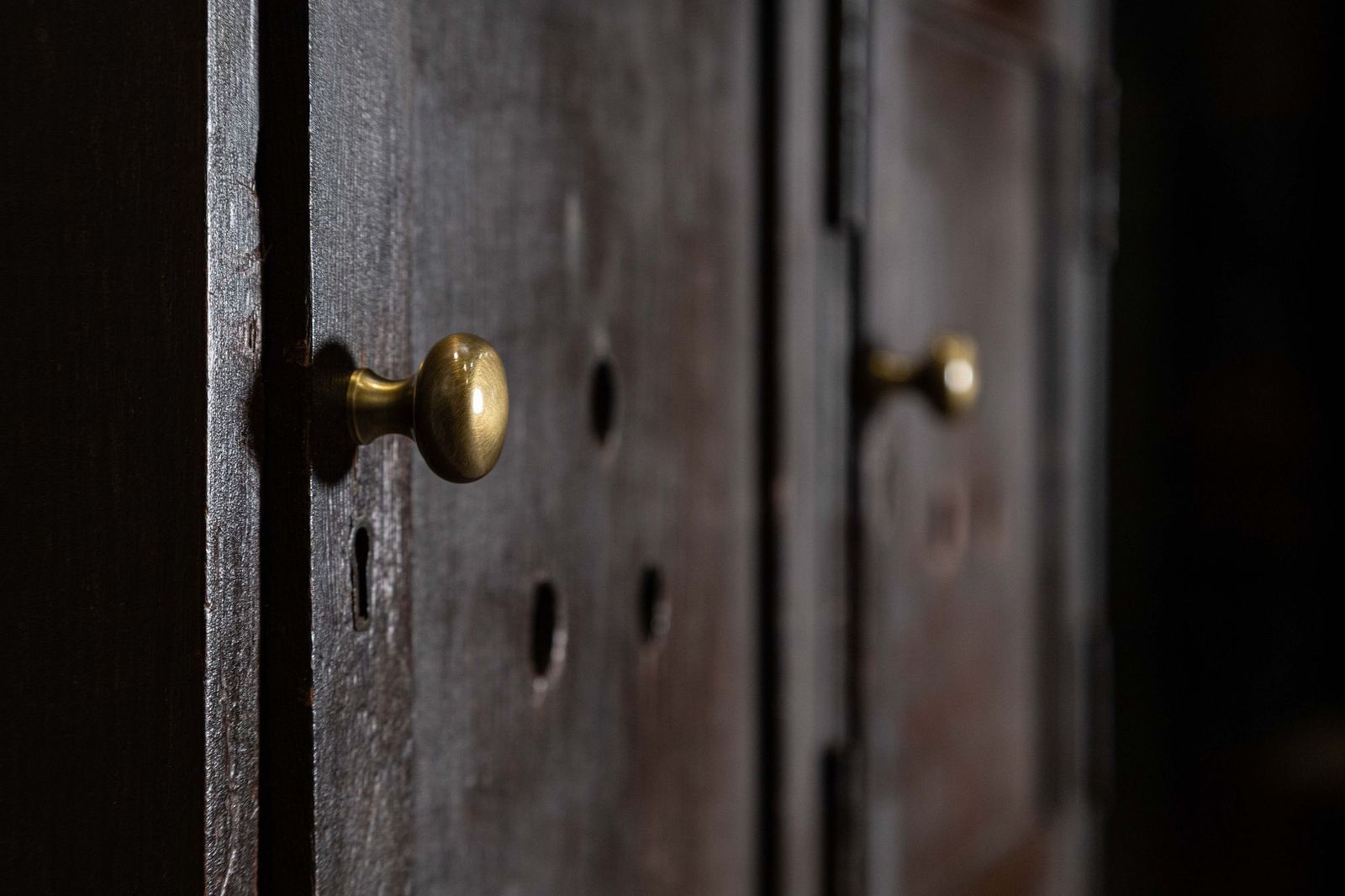 Furniture English Pine Locker Cabinet photo