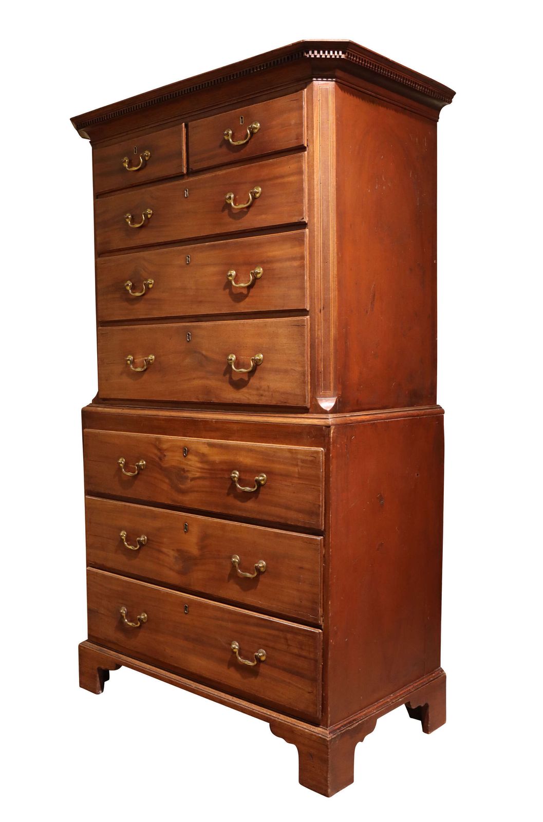 George III Mahogany Chest On Chest C1790 photo for sale