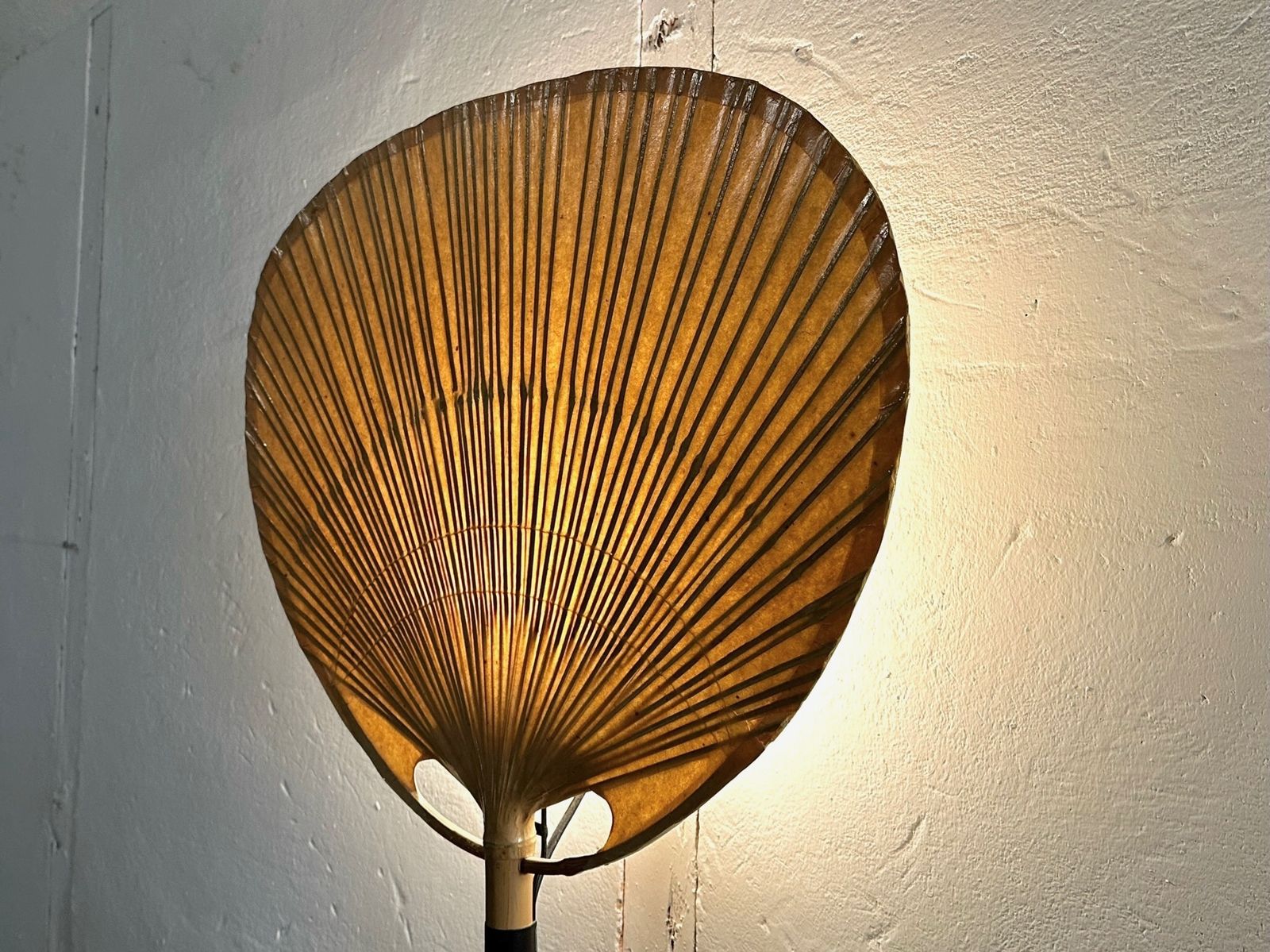 Ingo Maurer Uchiwa III Wall Lamps For M Design, 1973 photo for sale