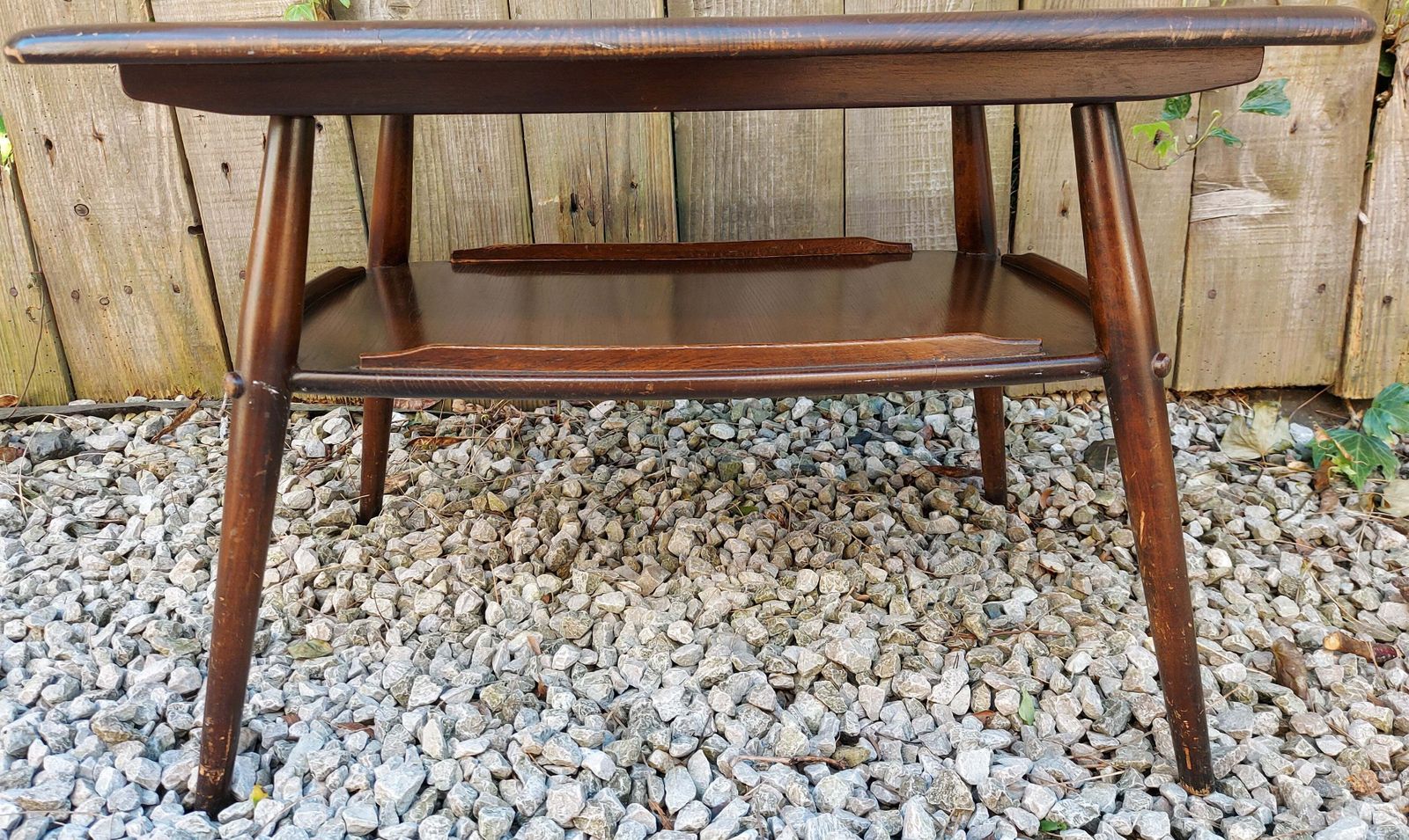 Mid Century Modern Ercol Butler Tray Traditional Finish Blue Label photo furniture
