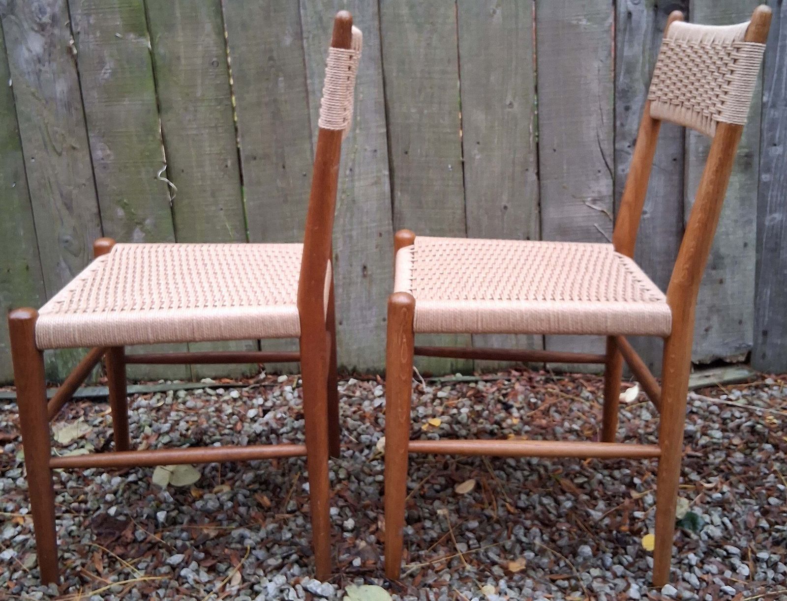 Mid Century Mod 2 Charlotte Perriand Style Dordogne Chair Robert Sentou Rewoven photo buy