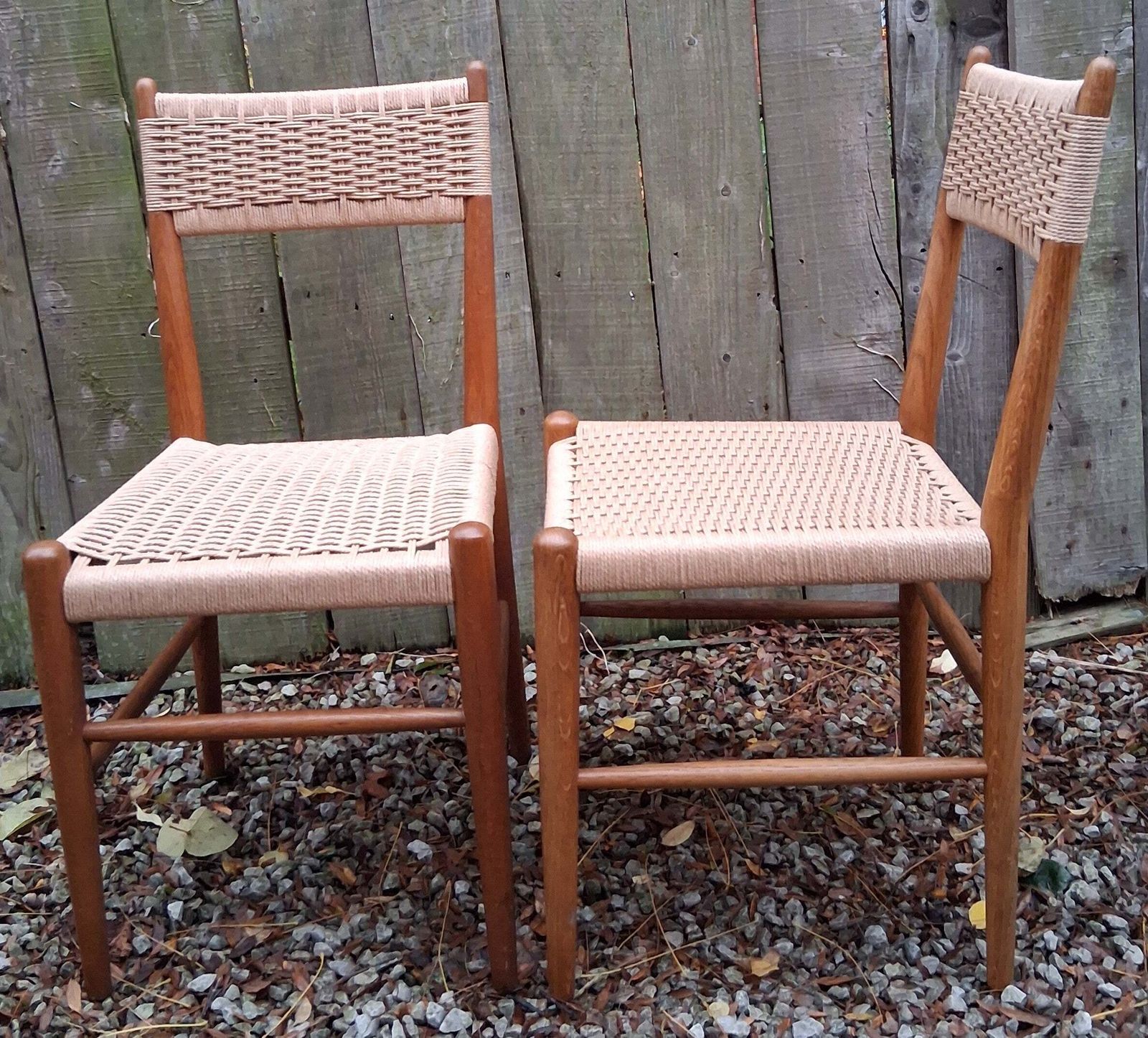 photo furniture Mid Century Mod 2 Charlotte Perriand Style Dordogne Chair Robert Sentou Rewoven