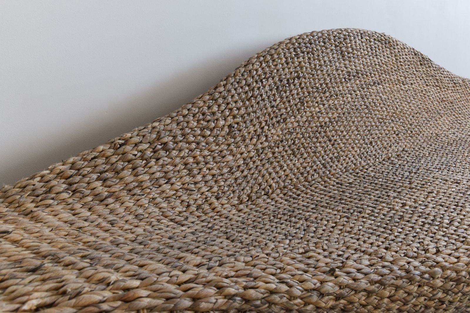 Vintage 1990s Large Sea Grass Gondola Sofa / Loveseat photo buy