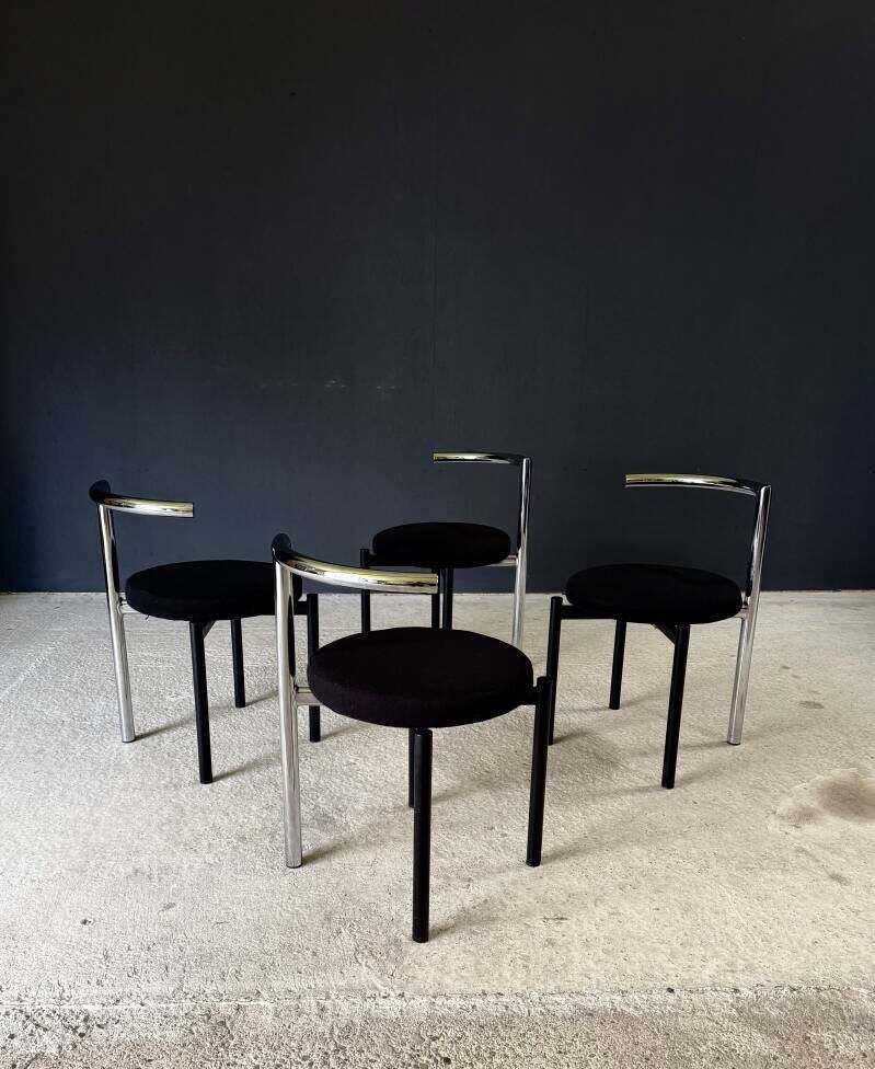 photo furniture Postmodern Design Eetkamerstoelen, Italië Jaren 1980
