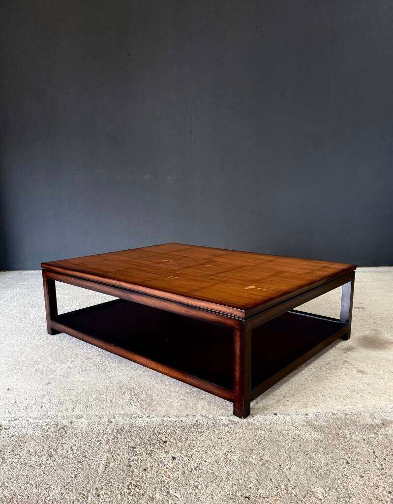 Postmodern Design Two Tier Bamboo Top Coffee Table By Axel Vervoordt photo Furniture
