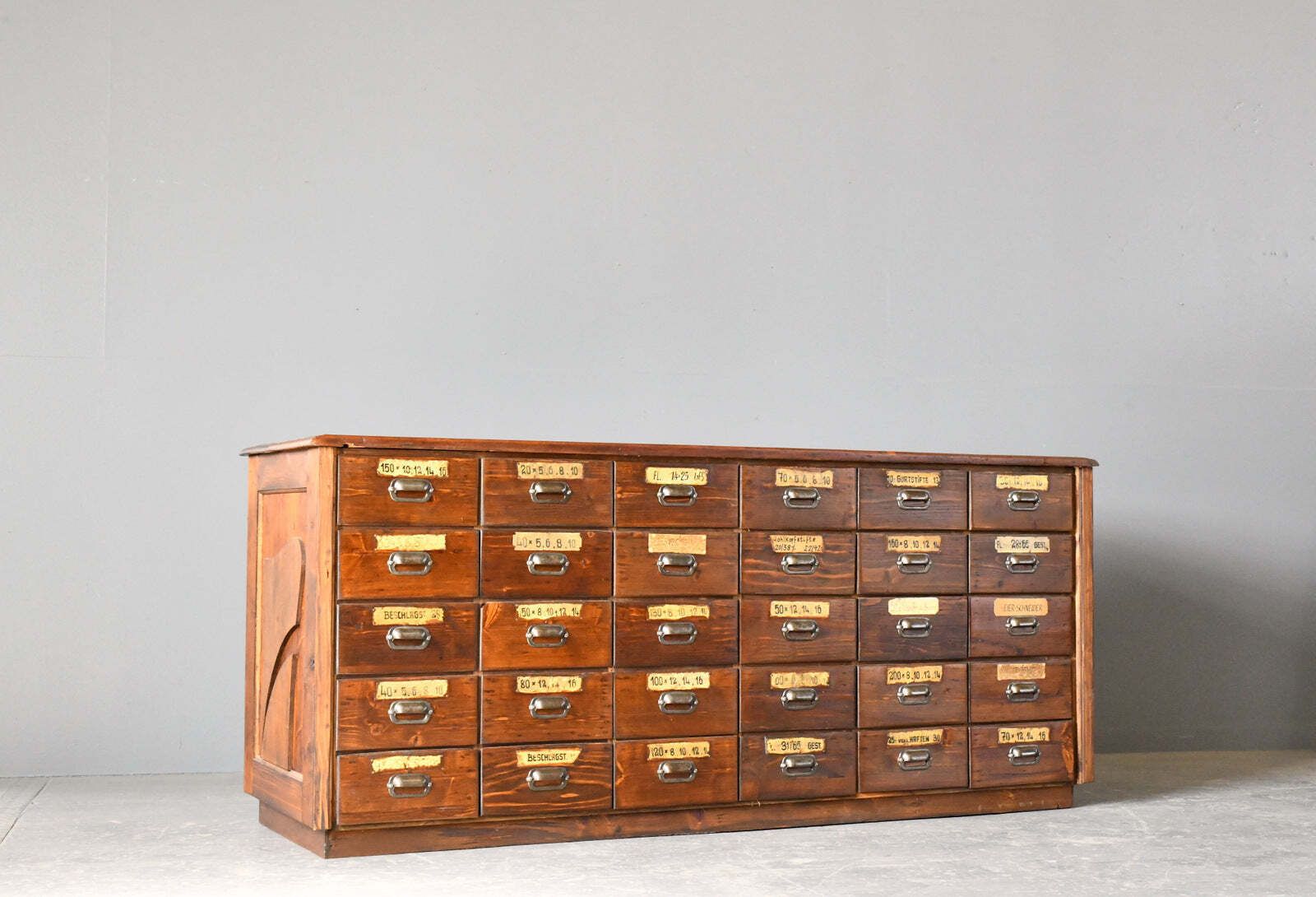 Ironmongers Shop Counter Drawers Circa 1910s