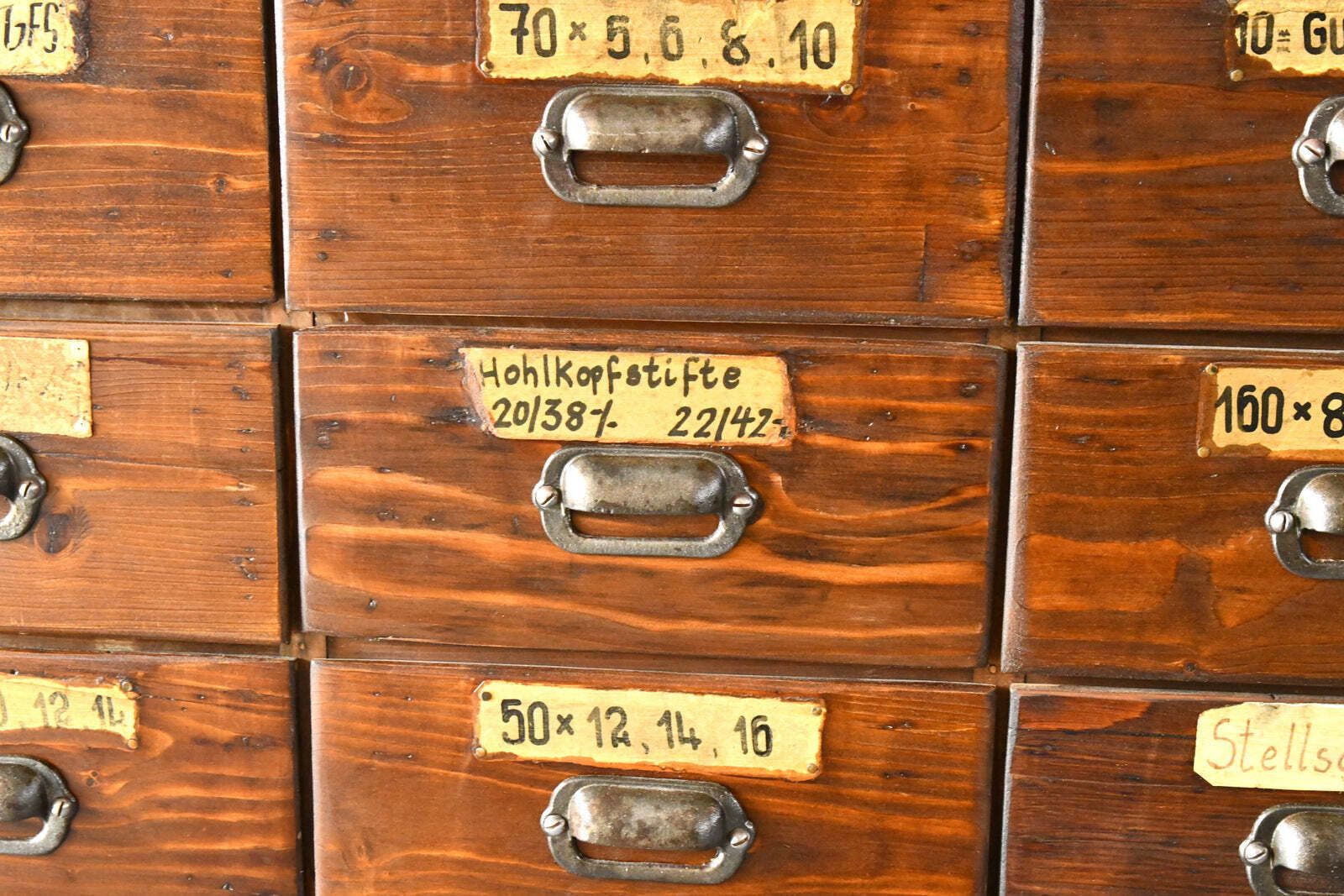 photo for sale Ironmongers Shop Counter Drawers Circa 1910s
