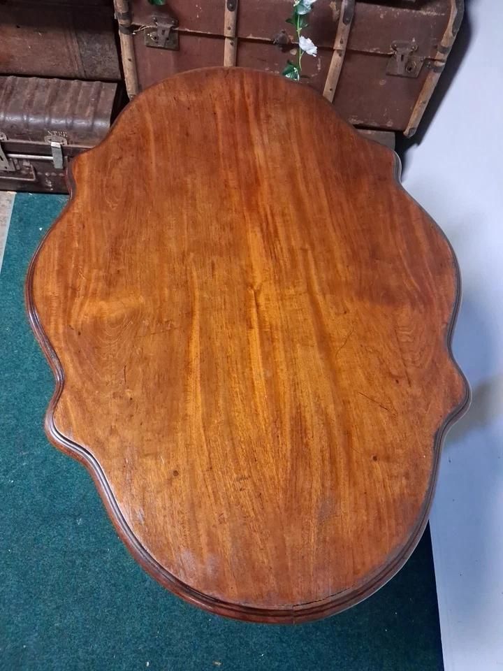 Antique Pedestal Violin Louis Philippe Styled 19th Century Table photo furniture