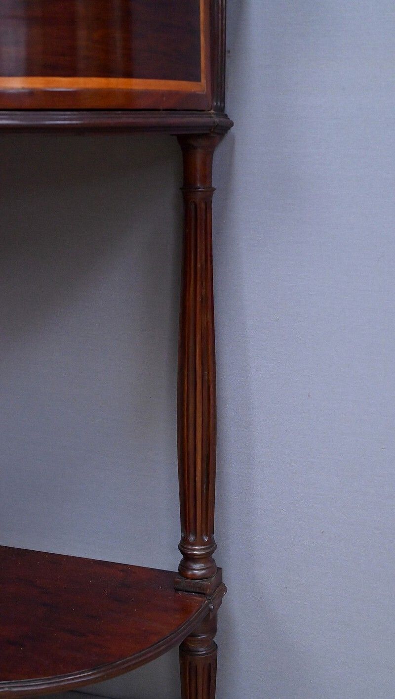 Furniture Mahogany And Marble Console Table, Louis XVI Period – Late 18th Century photo