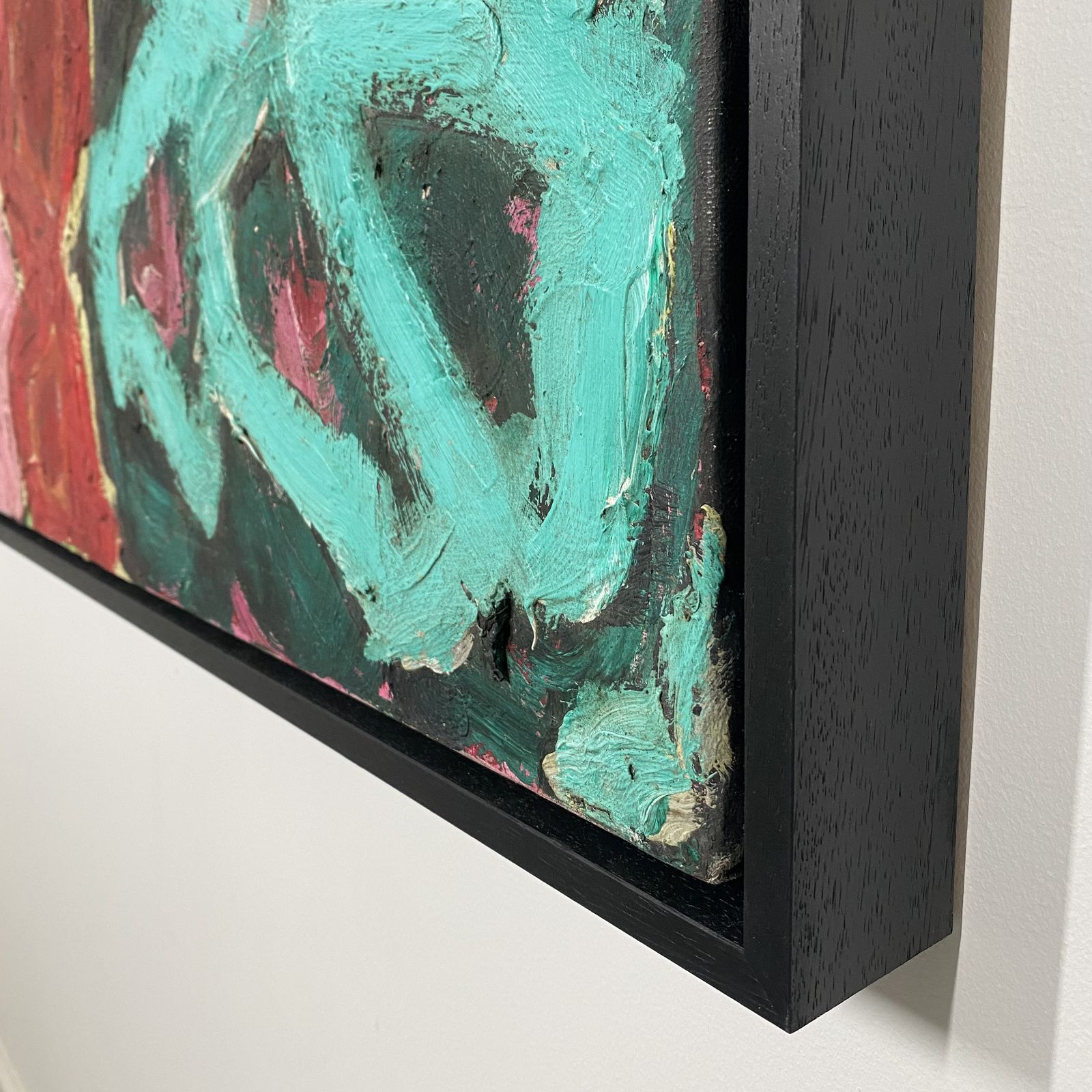 Art Large French Mid Century Abstract Painting By Patrick Boudon photo