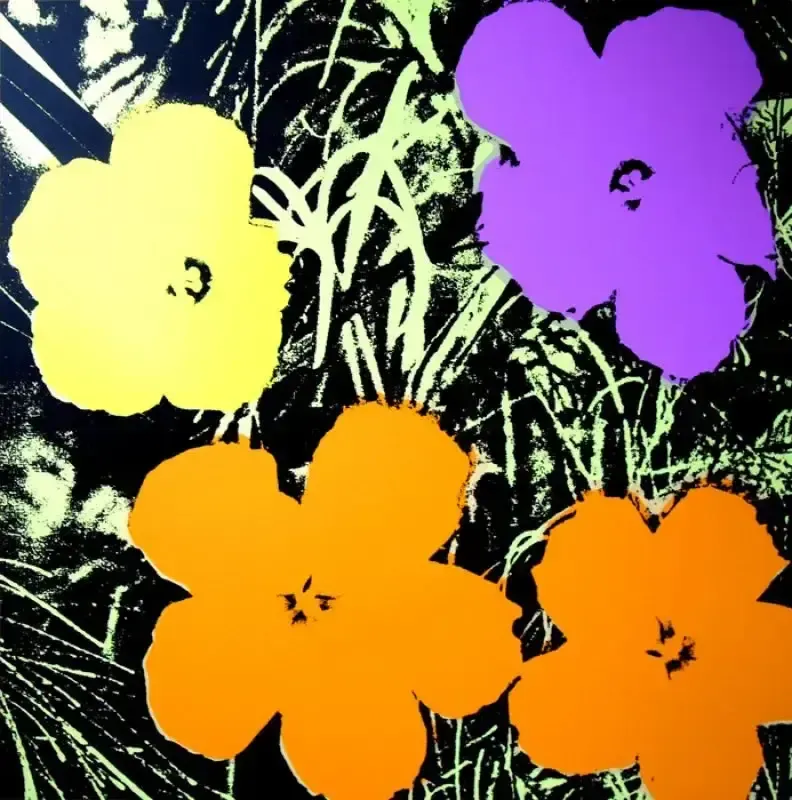 Sunday B. Morning (Andy Warhol), Flowers (Portfolio Of 10) photo 3400.0