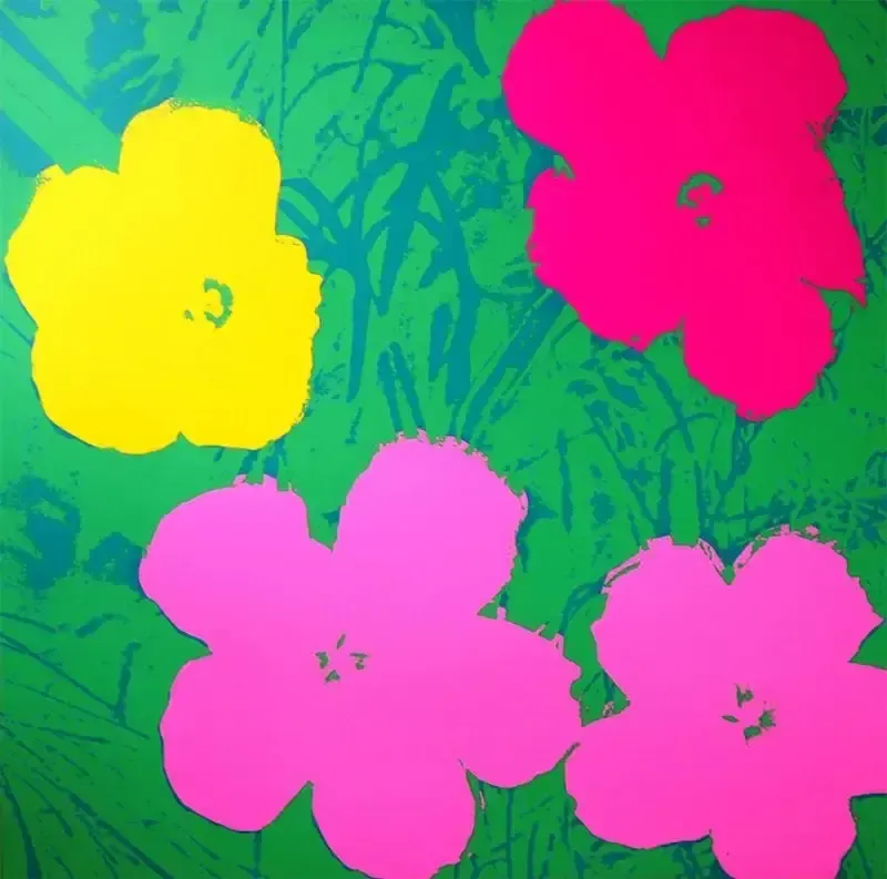Sunday B. Morning (Andy Warhol), Flowers (Portfolio Of 10) photo vinterior