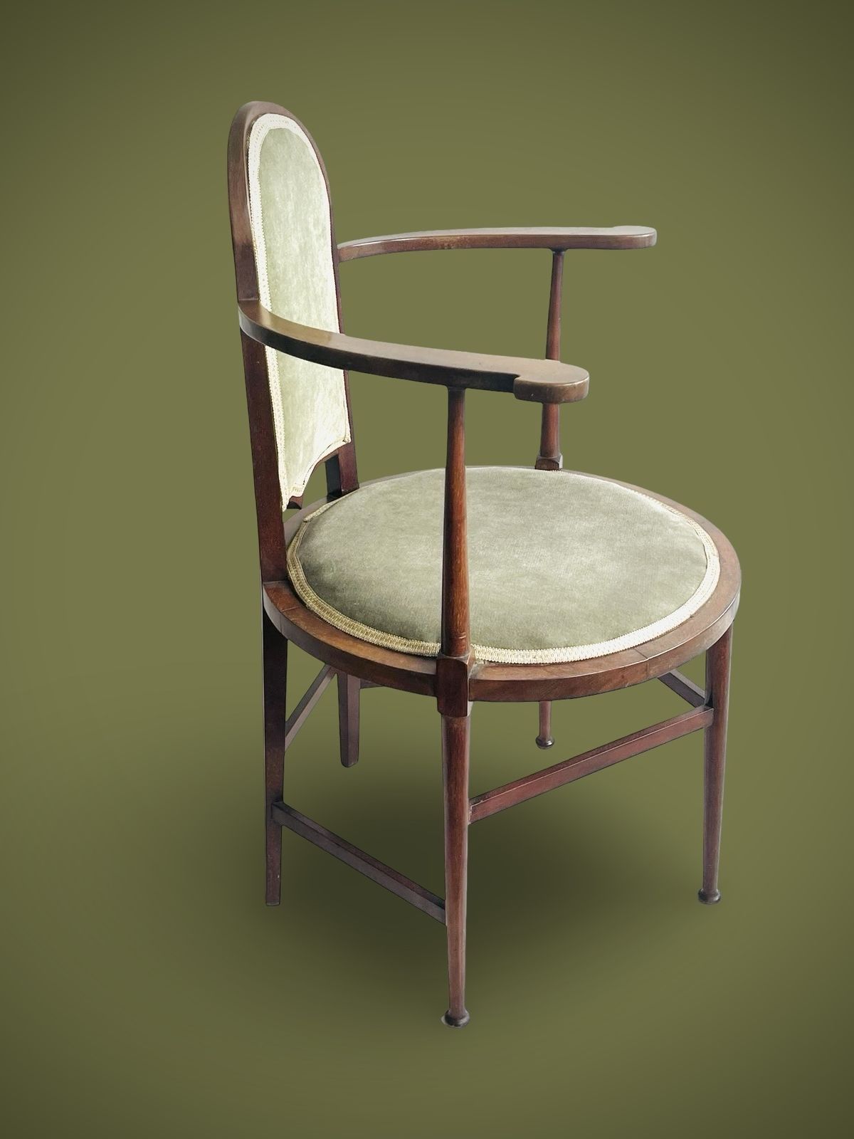 Antique Js Henry Arts&Crafts Five Legged Armchair photo Furniture