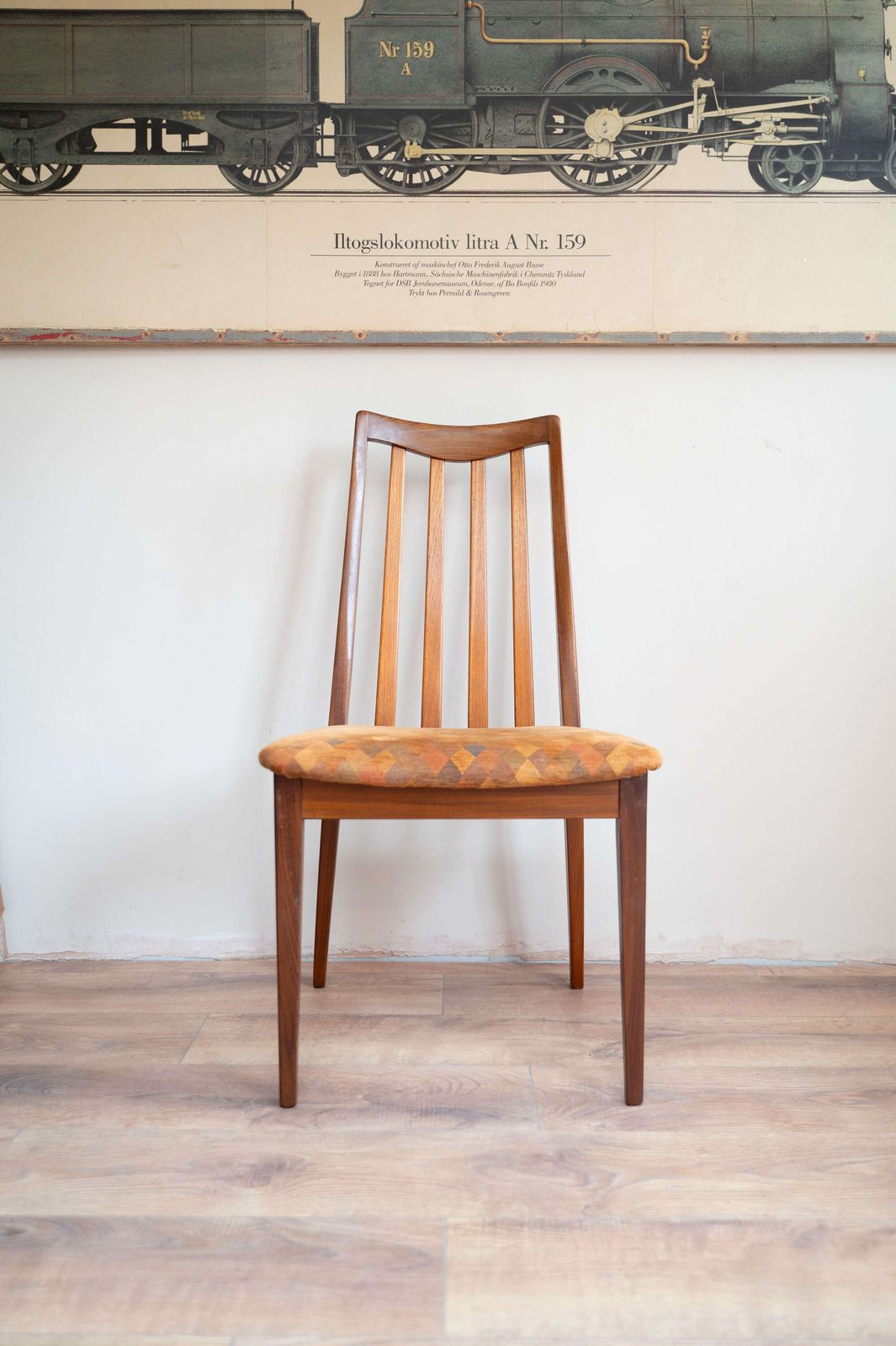 Set Of 4 G Plan Teak High Back Dining Chairs photo vinterior