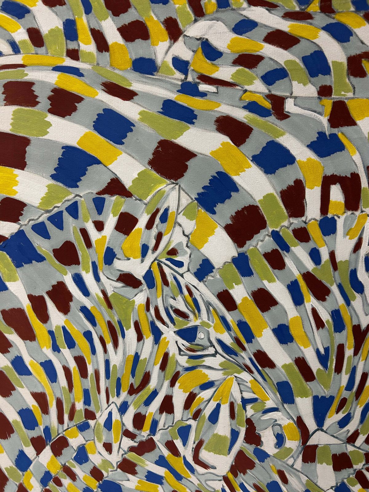 Arge Abstract Oil On Canvas By Muhadin Kishev 1939 2025 photo for sale