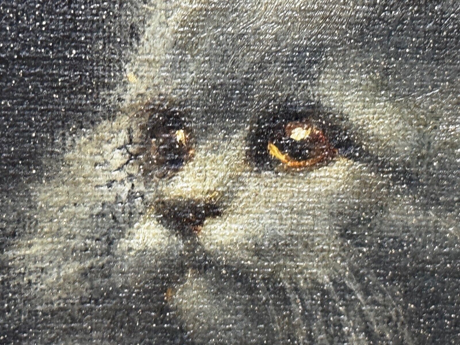 photo vinterior Masterpiece Painting: Persian Kittens Playing Tea Party Signed By Agnes Augusta Talboys Rwa (British, 1863–1940)