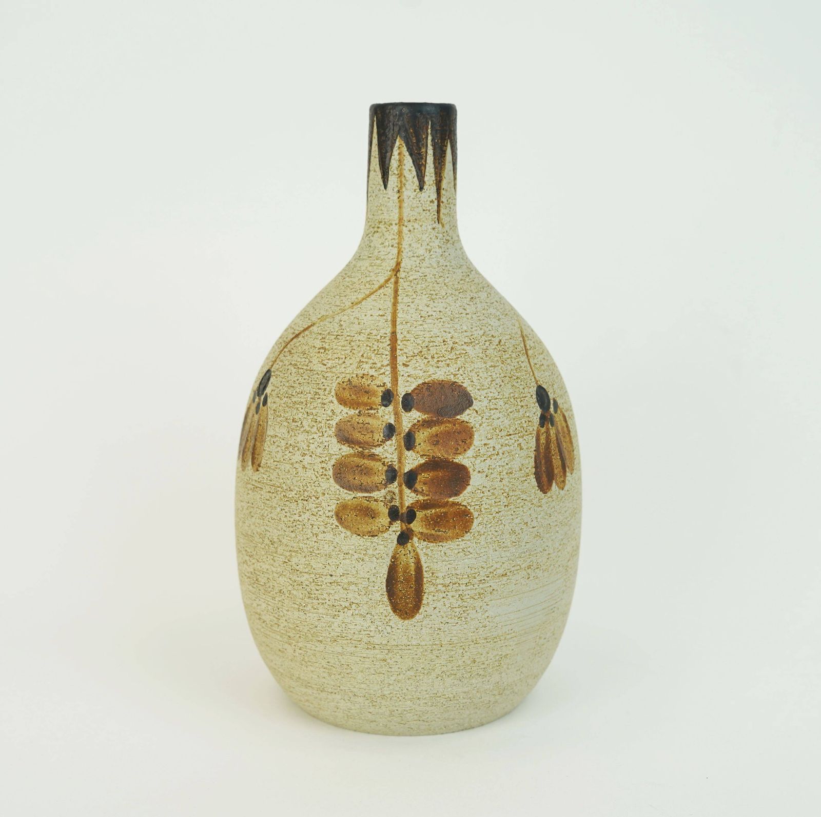 photo furniture Vintage Sgrafo Ceramic Vase, Modern Sgrafo Peter Mueller Model From The 1970s 1976