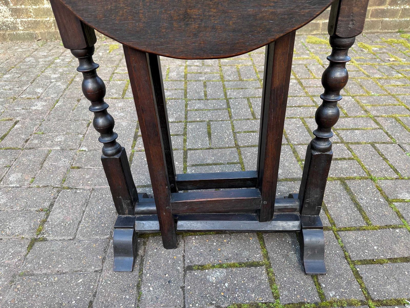 Superb Antique Oak Gateleg Drop Leaf Table – Late Victorian / Edwardian, Circa Early 1900s photo 225.0