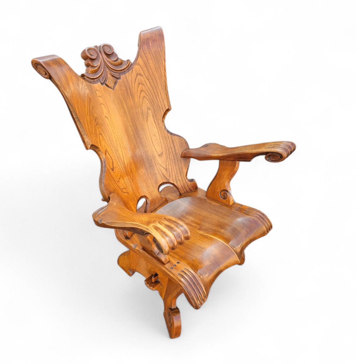 Oirschot Oak Chair / Heer Stoel / Gentleman Chair / Claw Chair / 1960s photo vintage