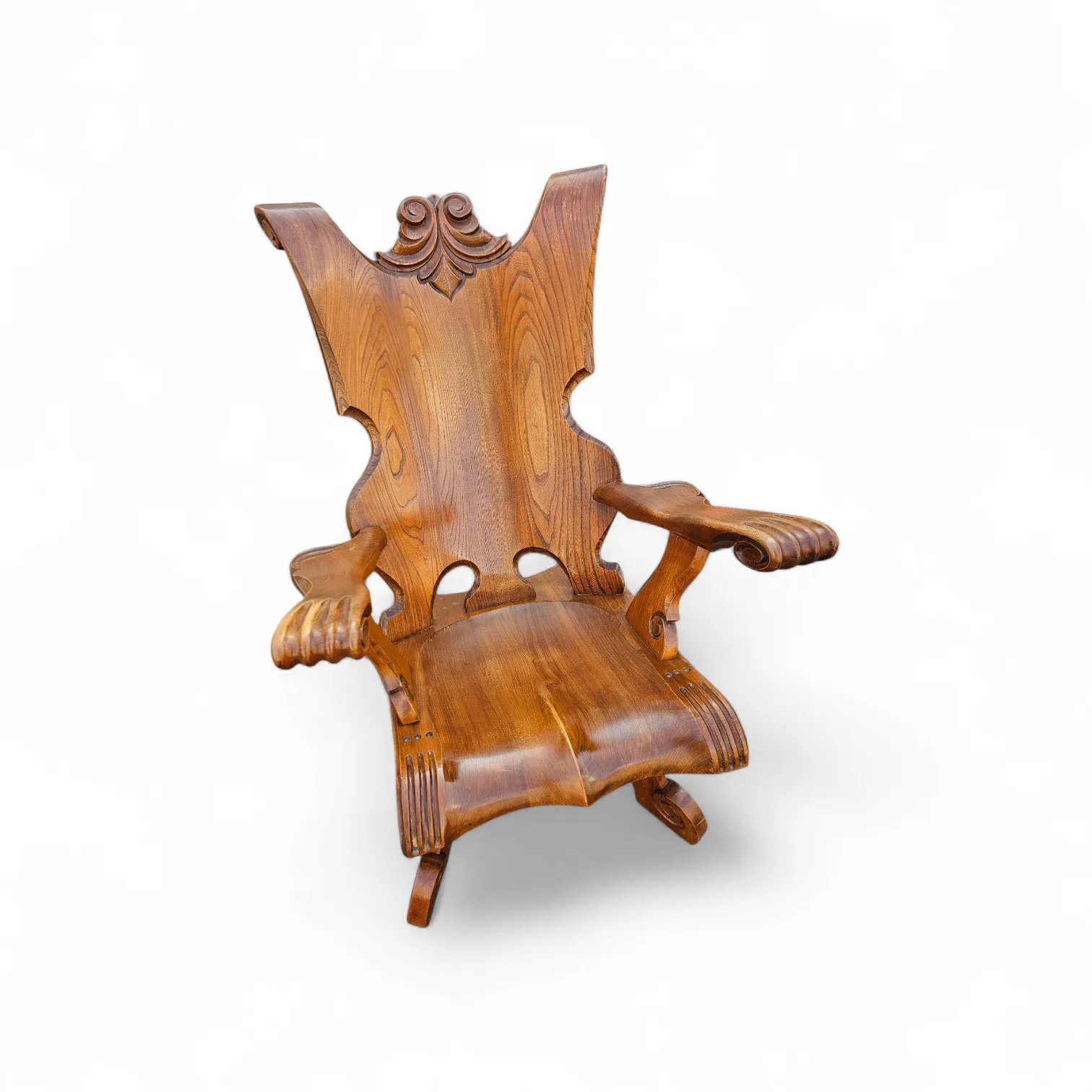 photo for sale Oirschot Oak Chair / Heer Stoel / Gentleman Chair / Claw Chair / 1960s