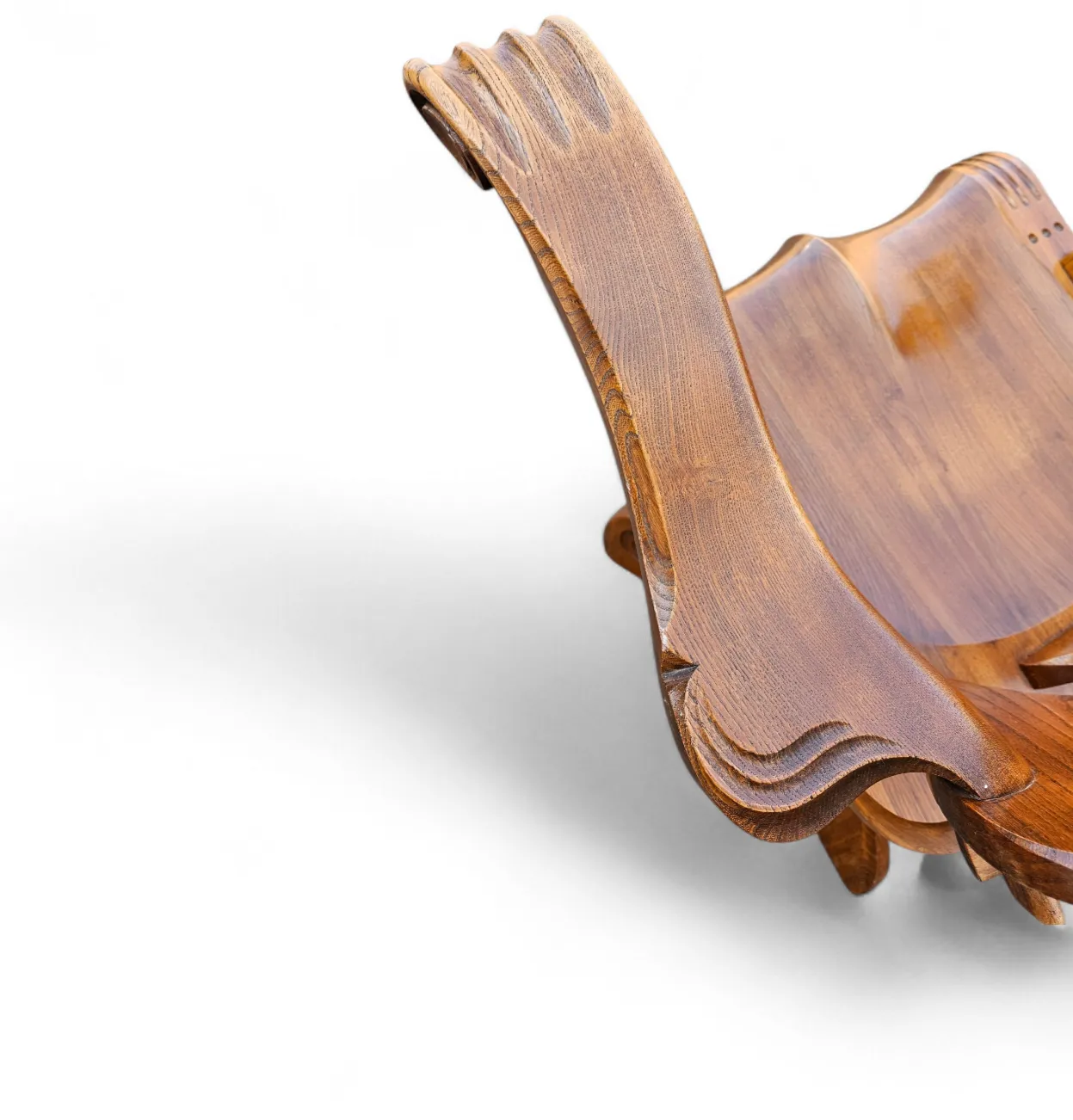 photo vintage Oirschot Oak Chair / Heer Stoel / Gentleman Chair / Claw Chair / 1960s