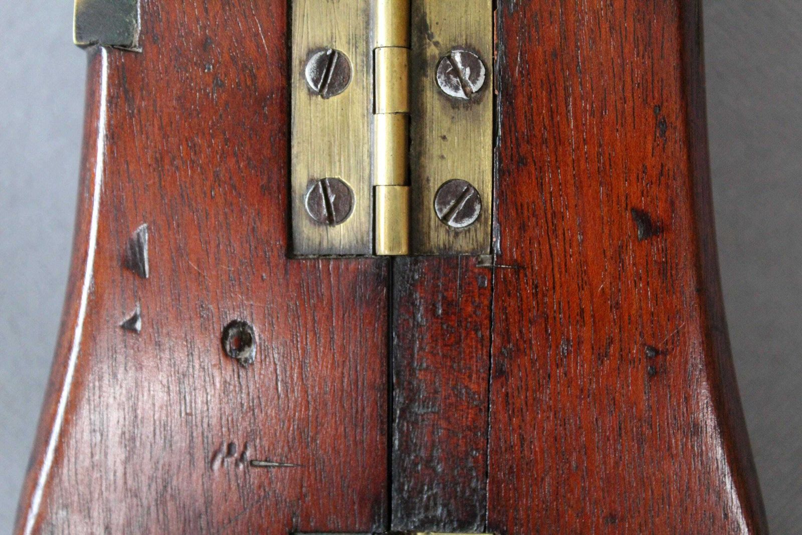 photo vintage Antique Wood And Brass Boot Jack, Folding, Travelling, Gentleman British England, Country Farmhouse, Collector, Boot Puller